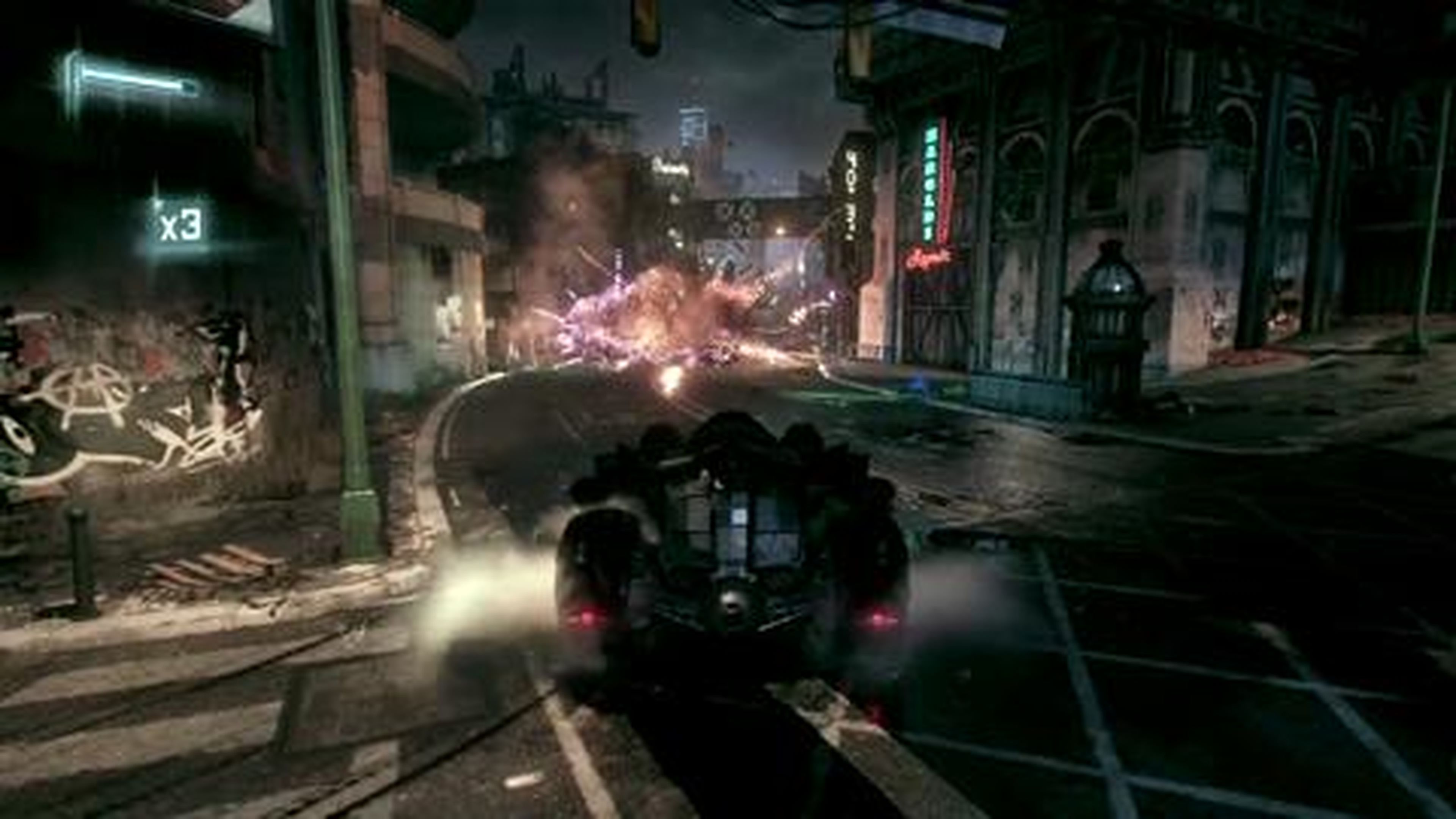 Batman Arkham Knight - Batmobile & Battle Mode Gameplay en castellano en HobbyConsolas.com