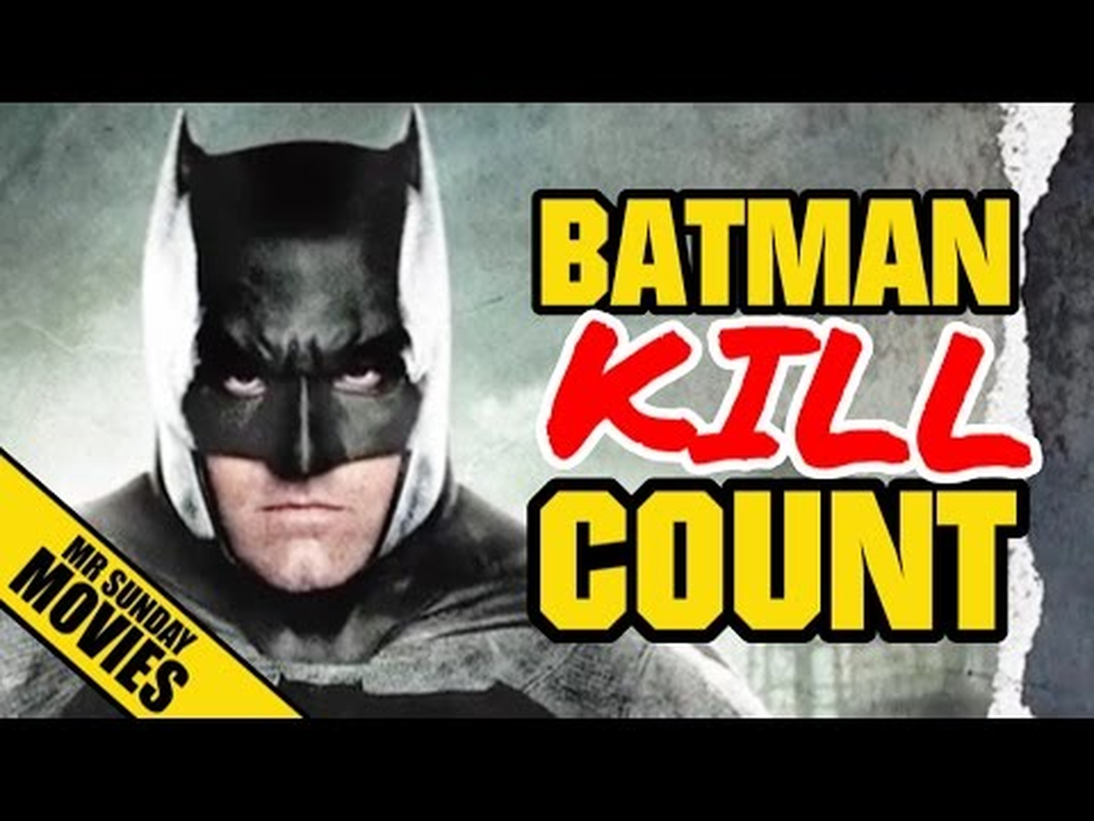 Batman BATMAN V SUPERMAN Movie Kill Count Supercut