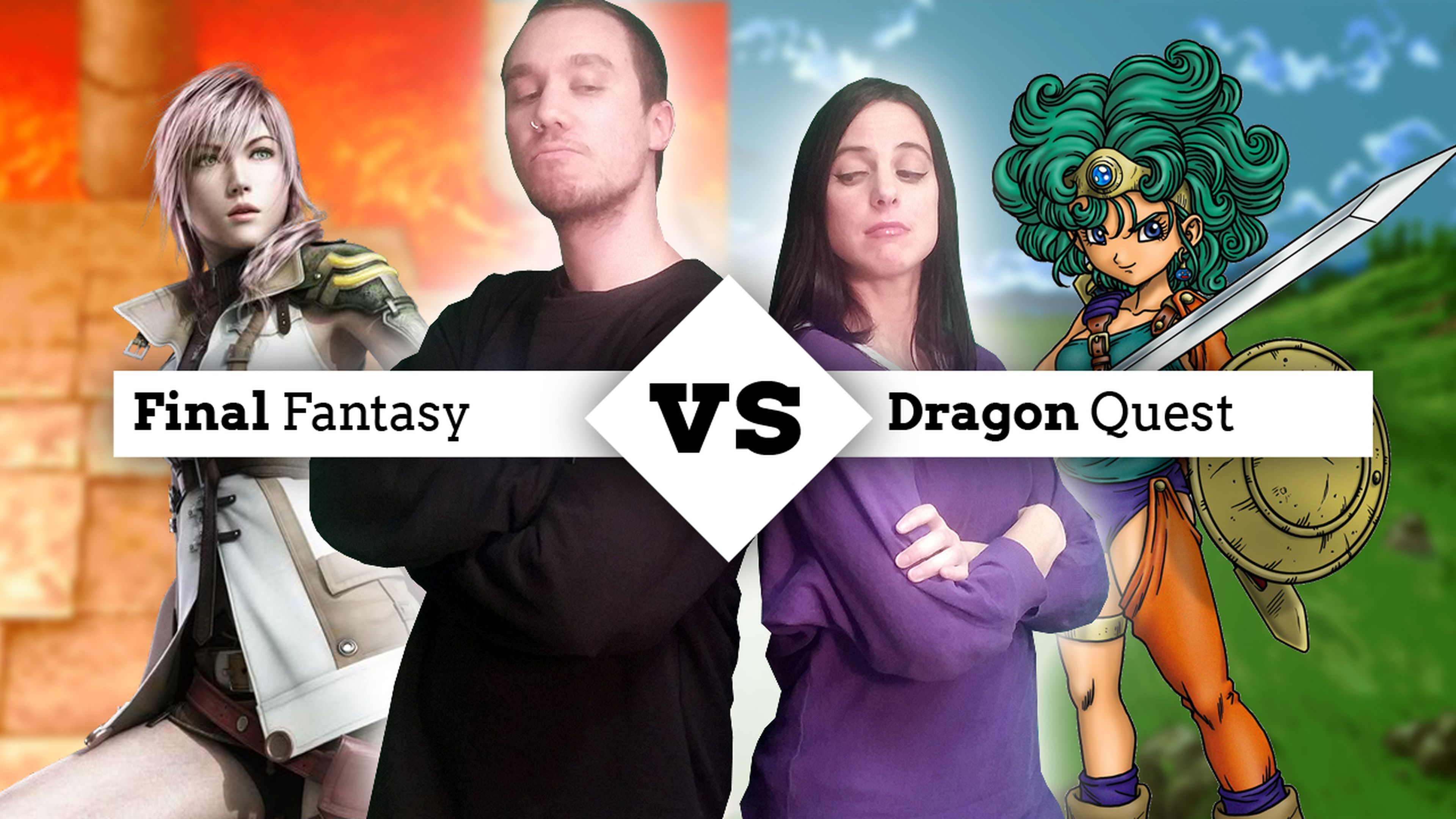 Cara a cara Dragon Quest vs Final Fantasy