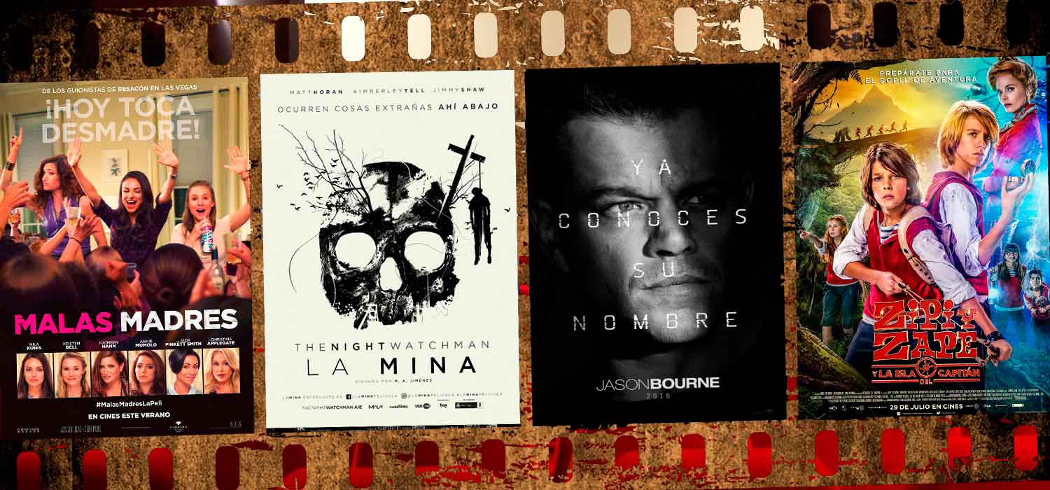 Jason Bourne, Malas madres, La mina... ¡Mira los estrenos!