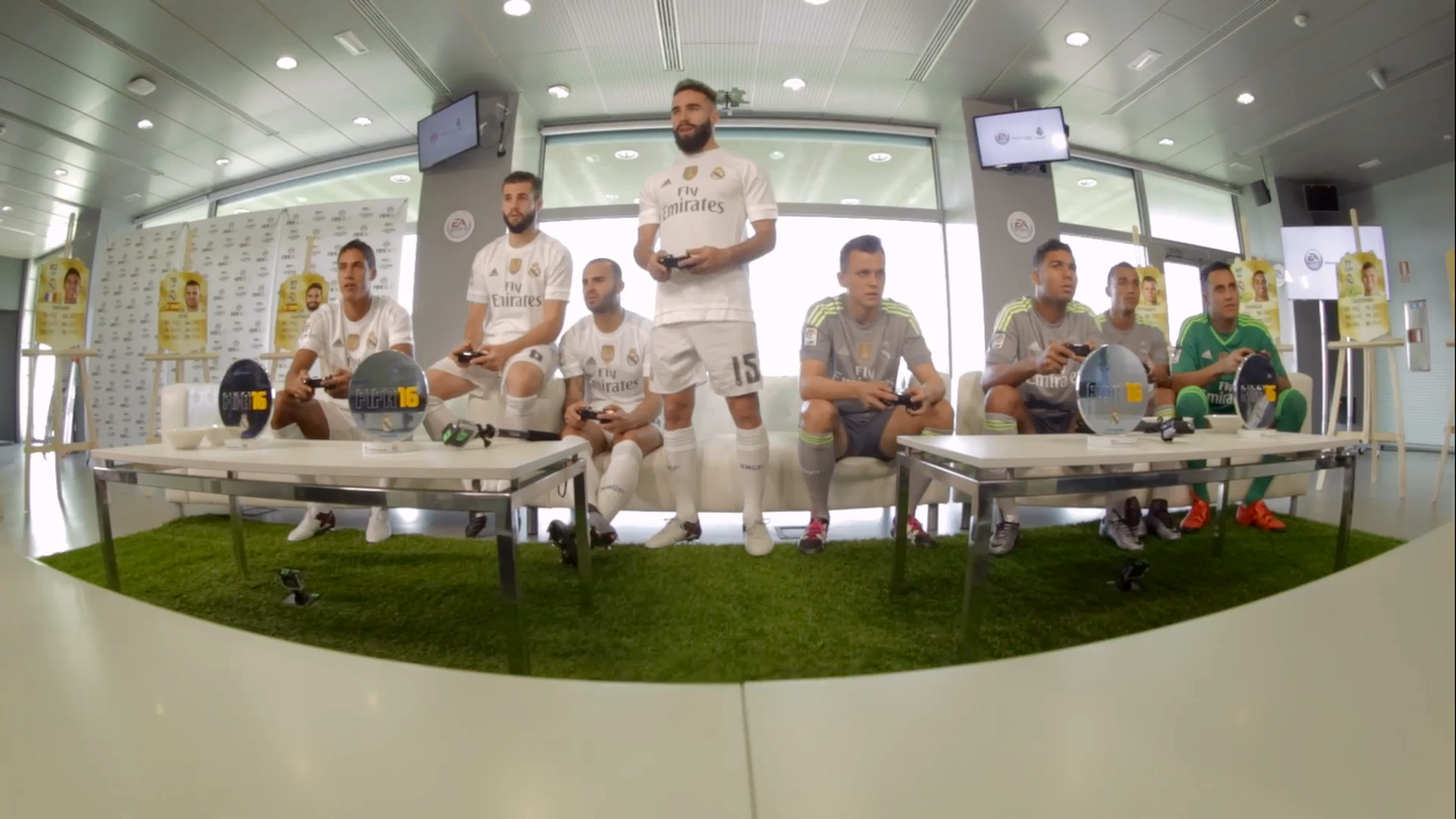 FIFA 16 - Real Madrid CF Player Tournament - Varane, Jese, Carvajal, Cheryshev, Danilo, Casemiro