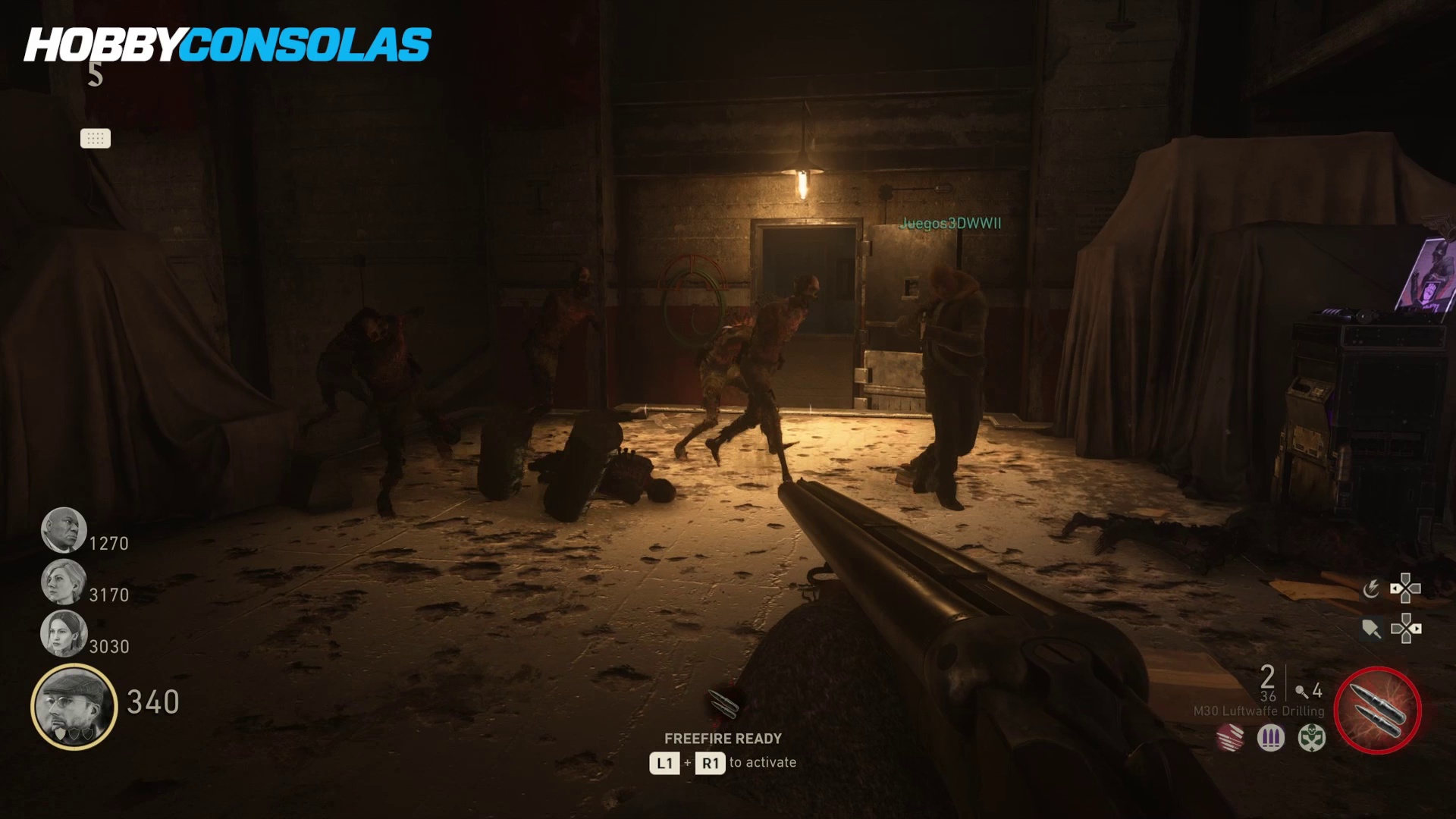 Call of Duty WW2 Nazi Zombies Gameplay 