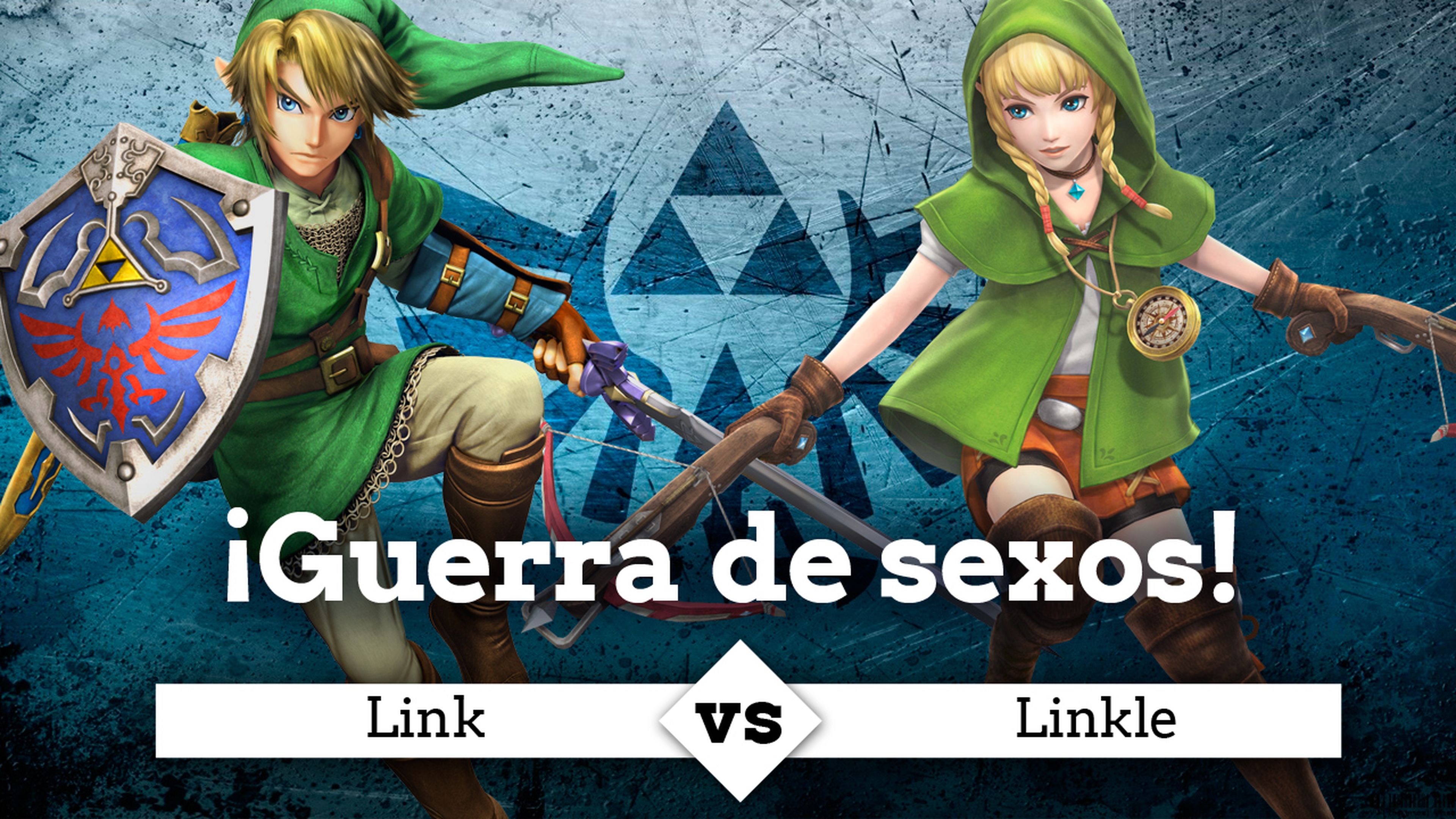 Guerra de sexos en The Legend of Zelda - Link vs. Linkle