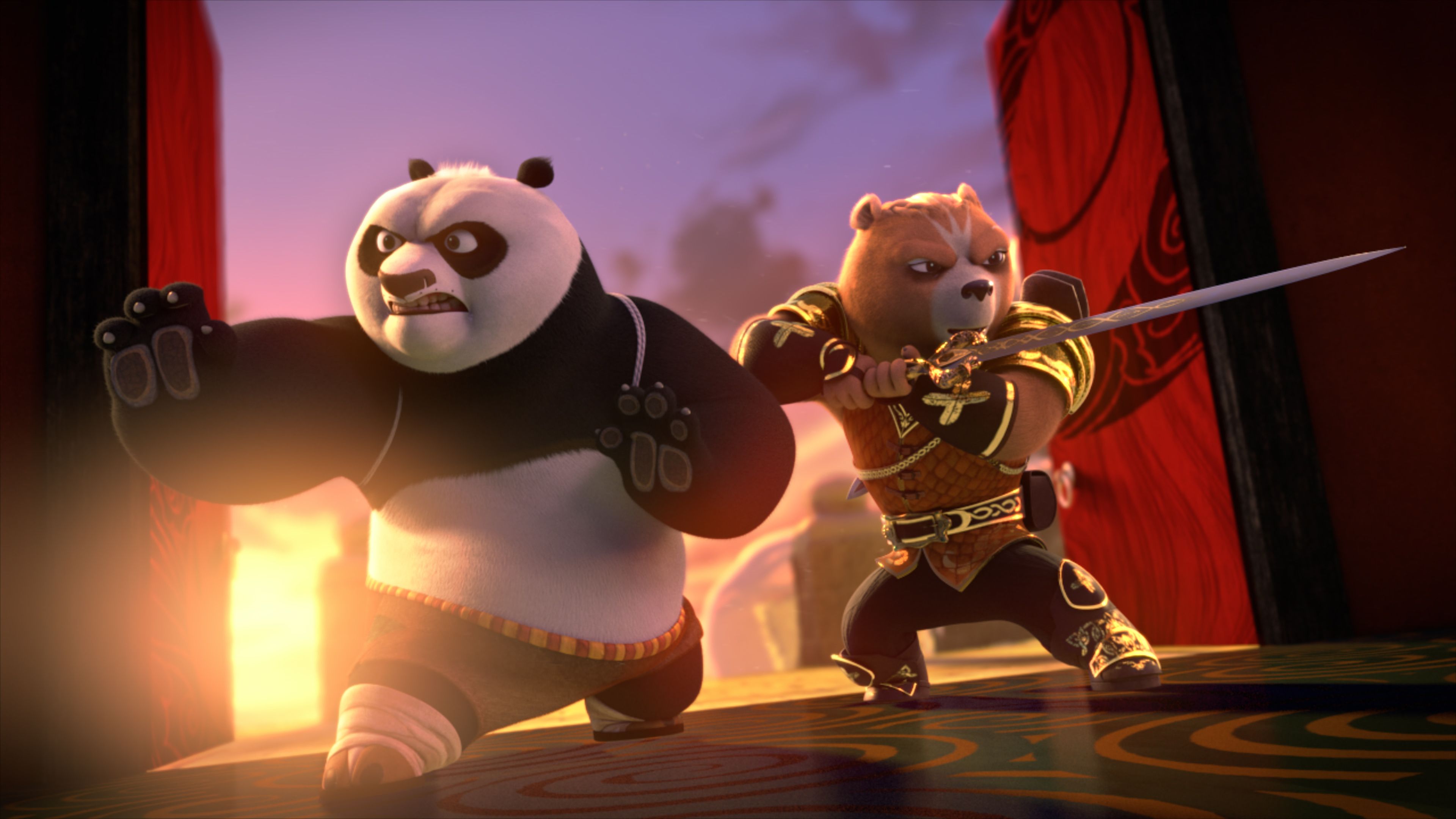 Kung Fu Panda: El caballero del Dragón netflix