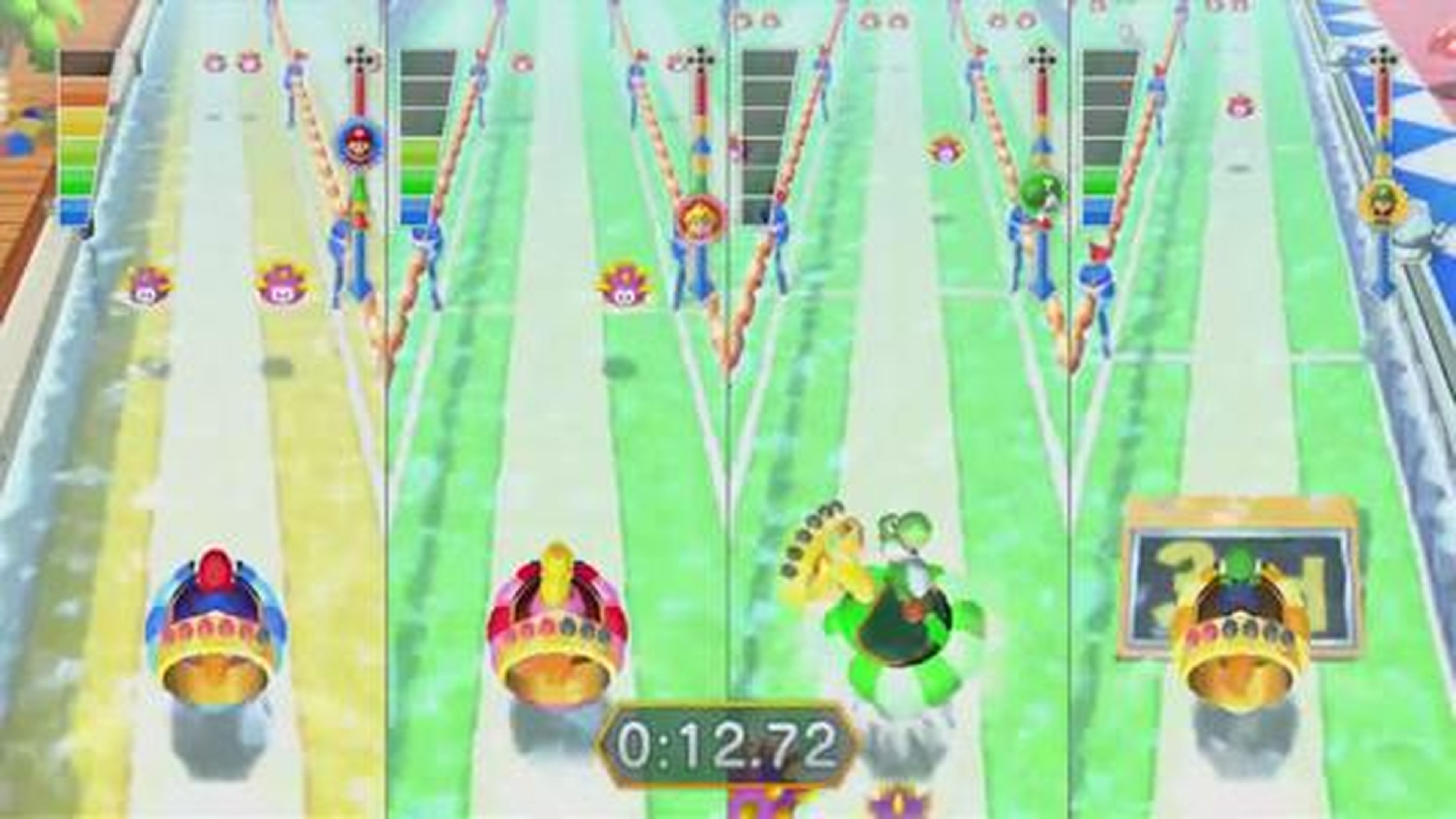 Mario Party 10 - Minijuego - A toda pastilla (Wii U)