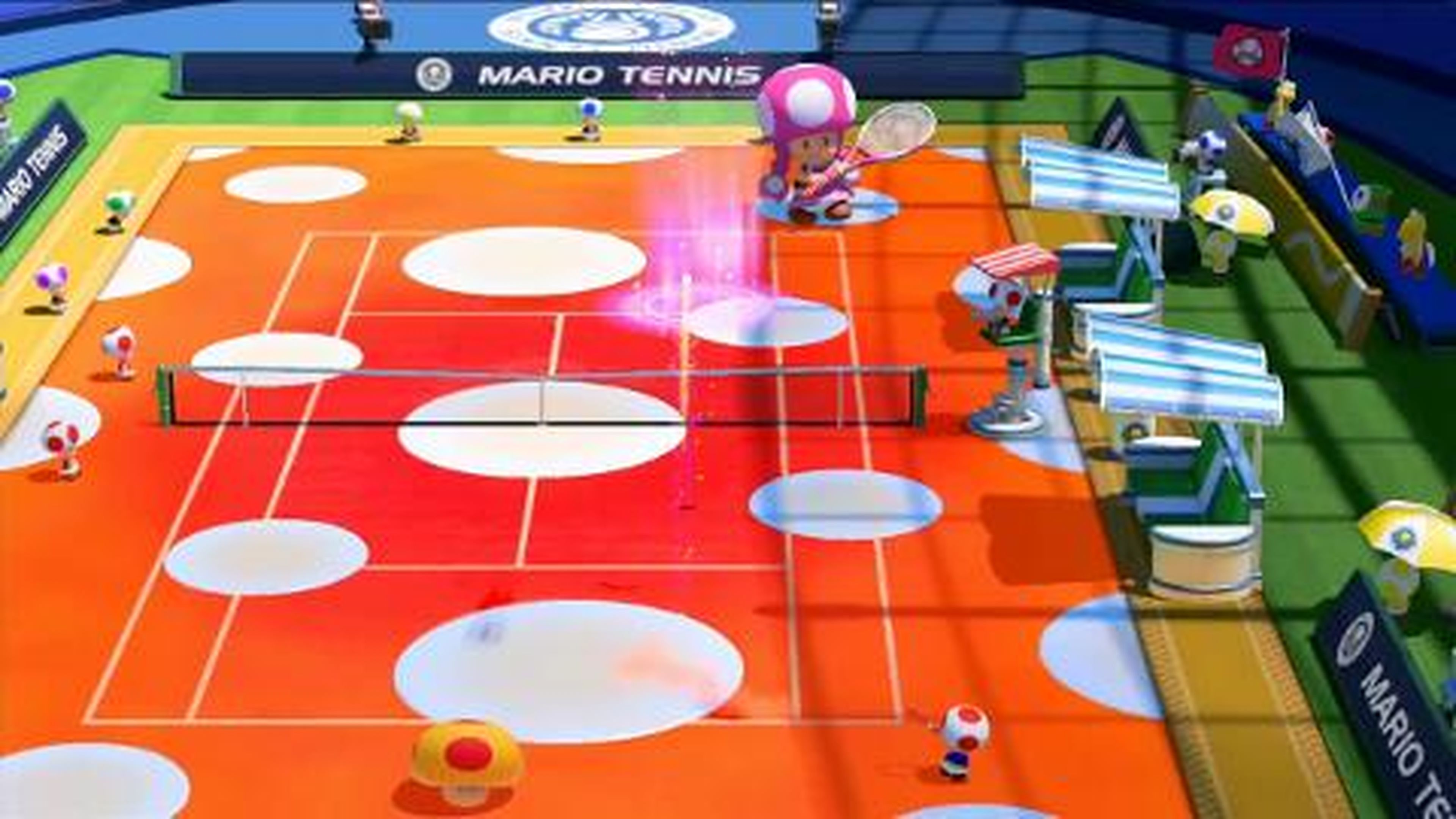 Mario Tennis- Ultra Smash - Toadette entra en la cancha (Wii U)