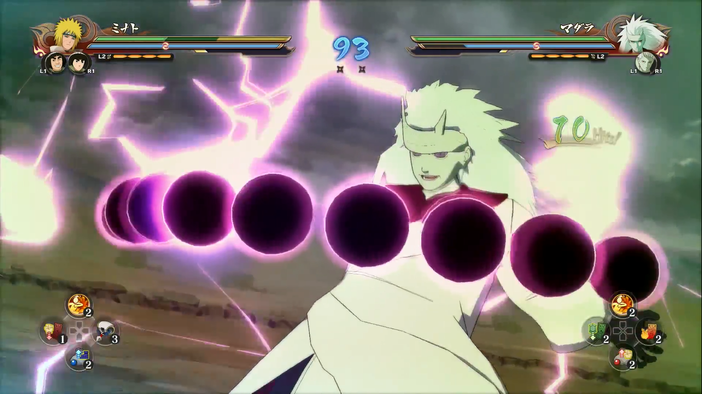 Naruto Shippuden Ultimate Ninja Storm 4 - Gameplay Minato Namikaze vs  Madara Uchiha