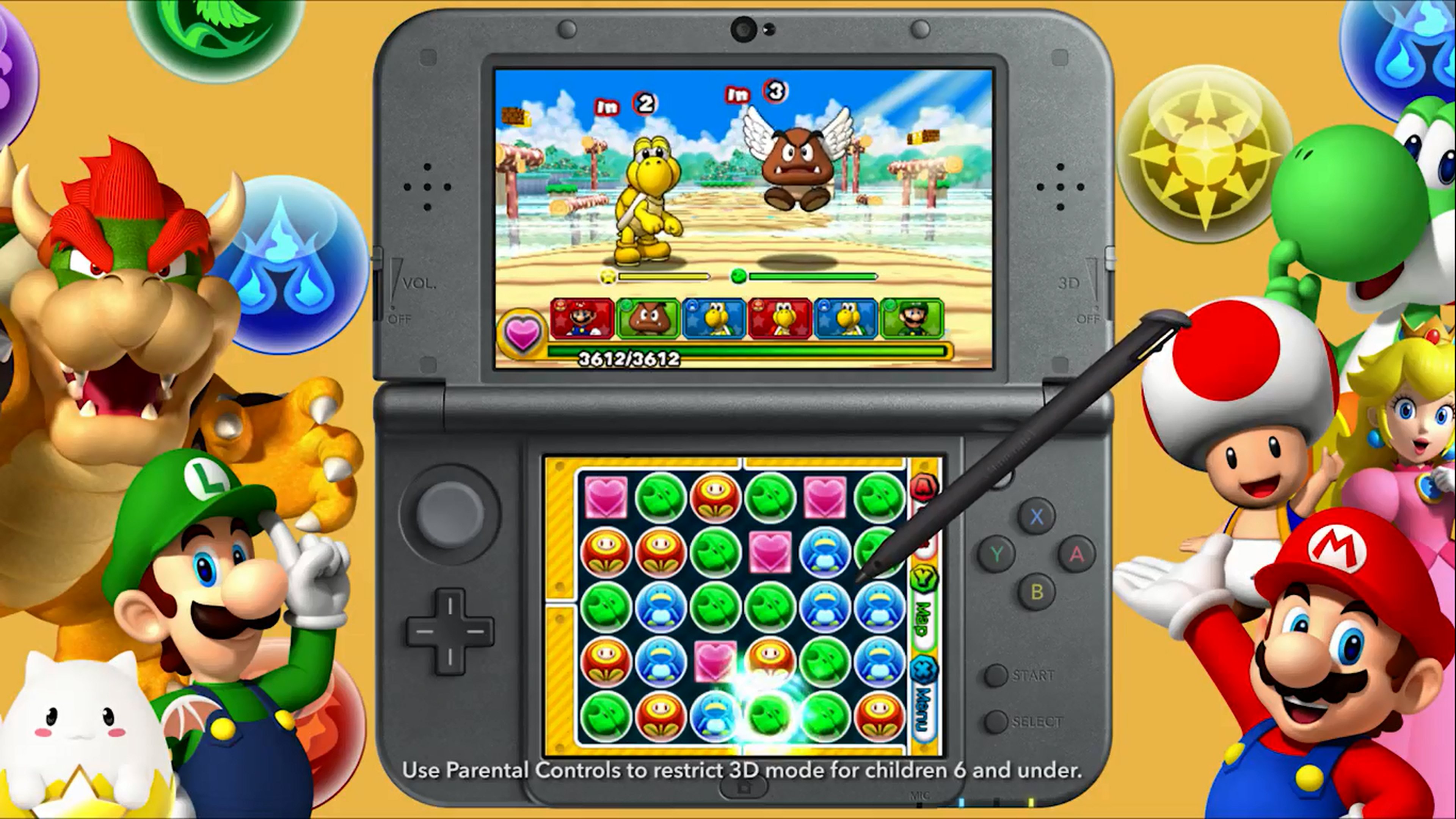 Nintendo 3DS - Puzzle & Dragons Z + Puzzle & Dragons Super Mario Edition TV Commercial