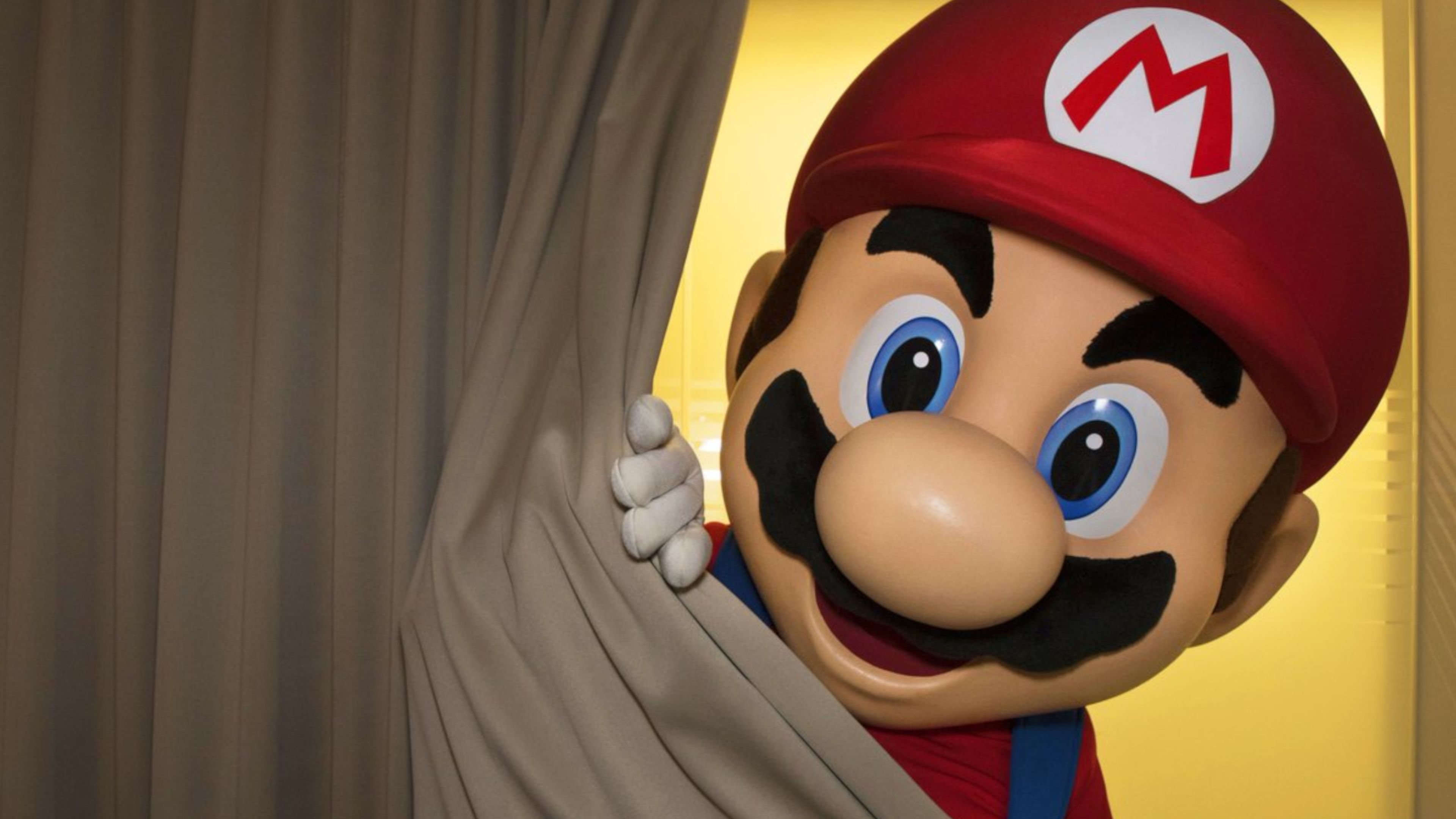 Nintendo Direct Mario cortina