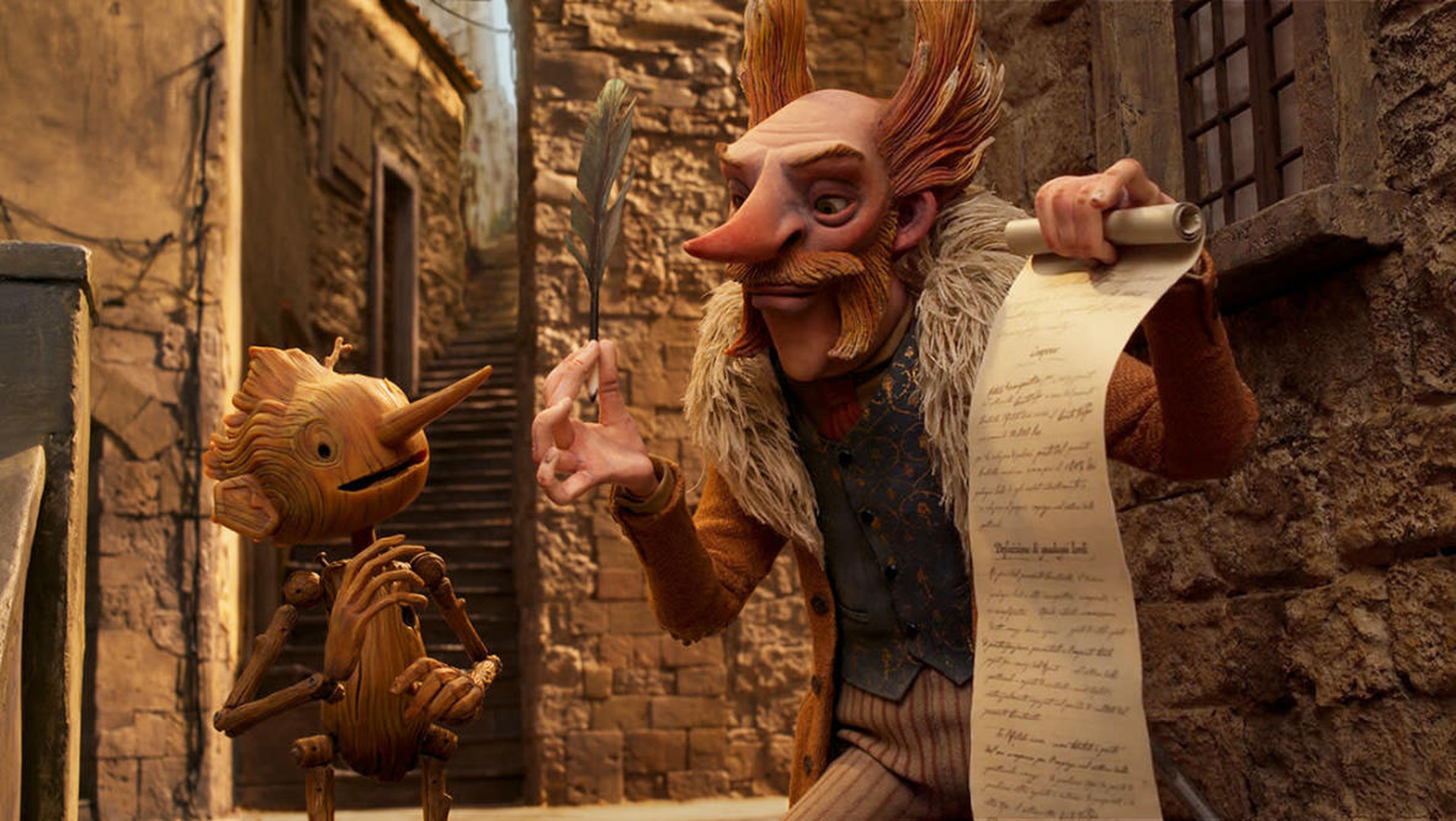 Primera imágenes de la película en stop-motion de Pinocho realizada por Guillermo del Toro