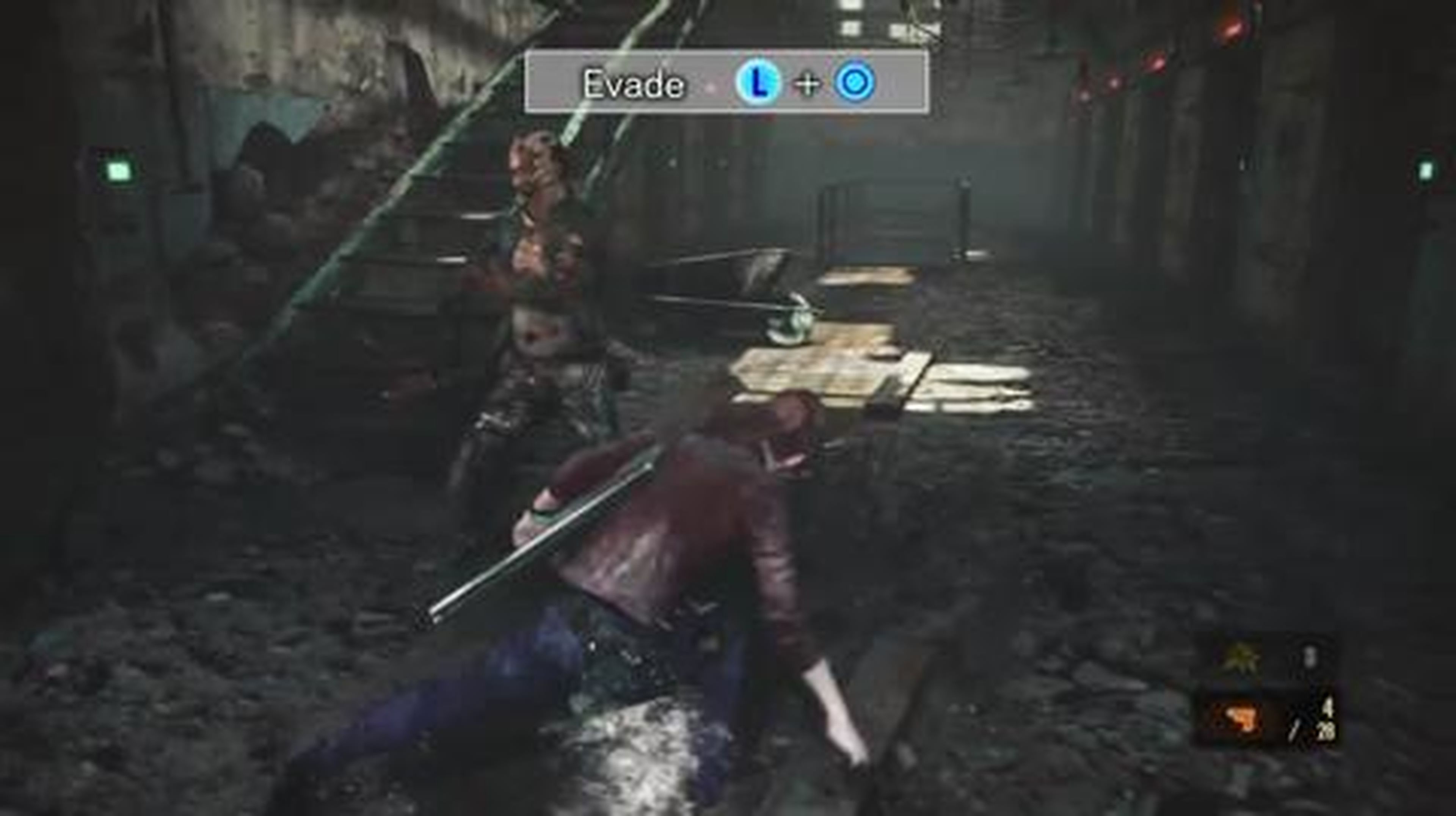 Resident Evil Revelations 2 gameplay video introduce attacking, controls and menus