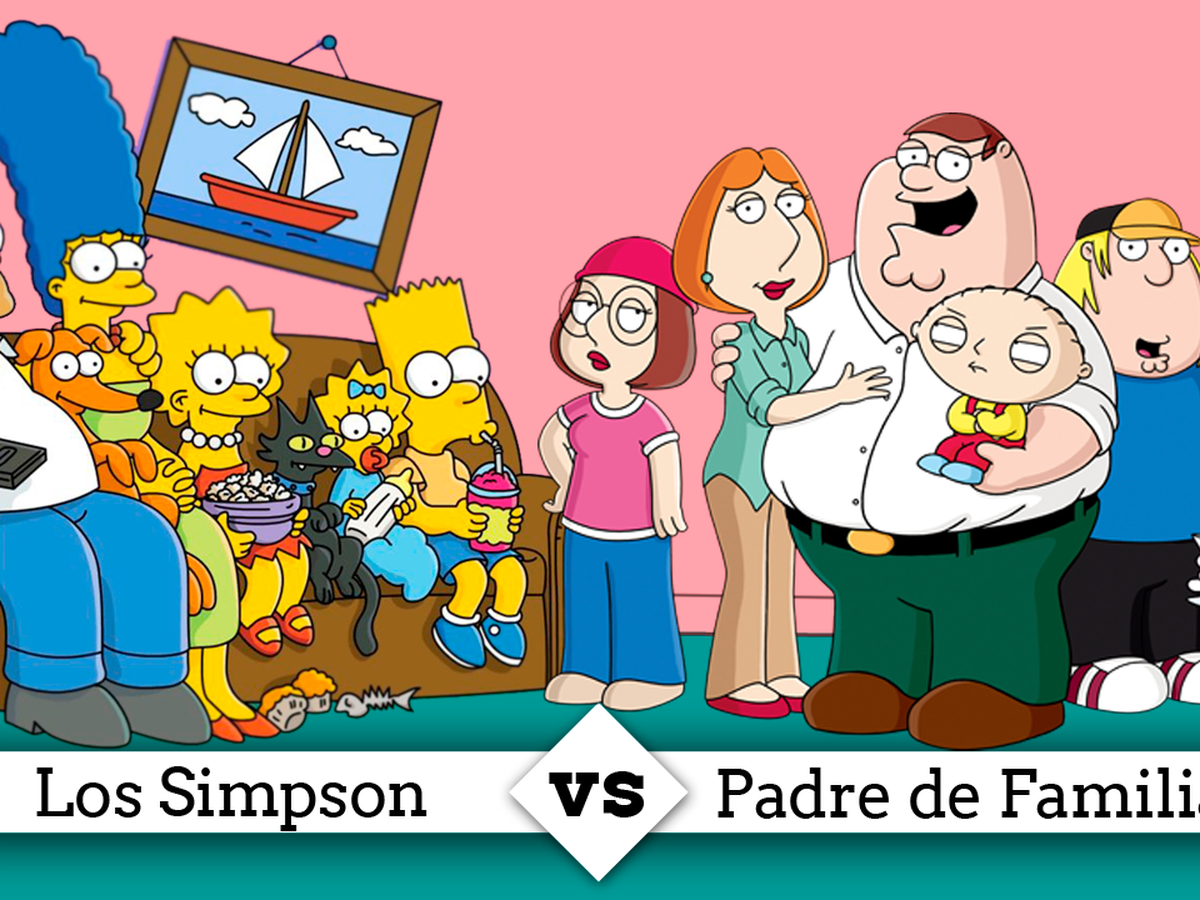 Los Simpson vs Padre de Familia - ¡Cara a Cara!