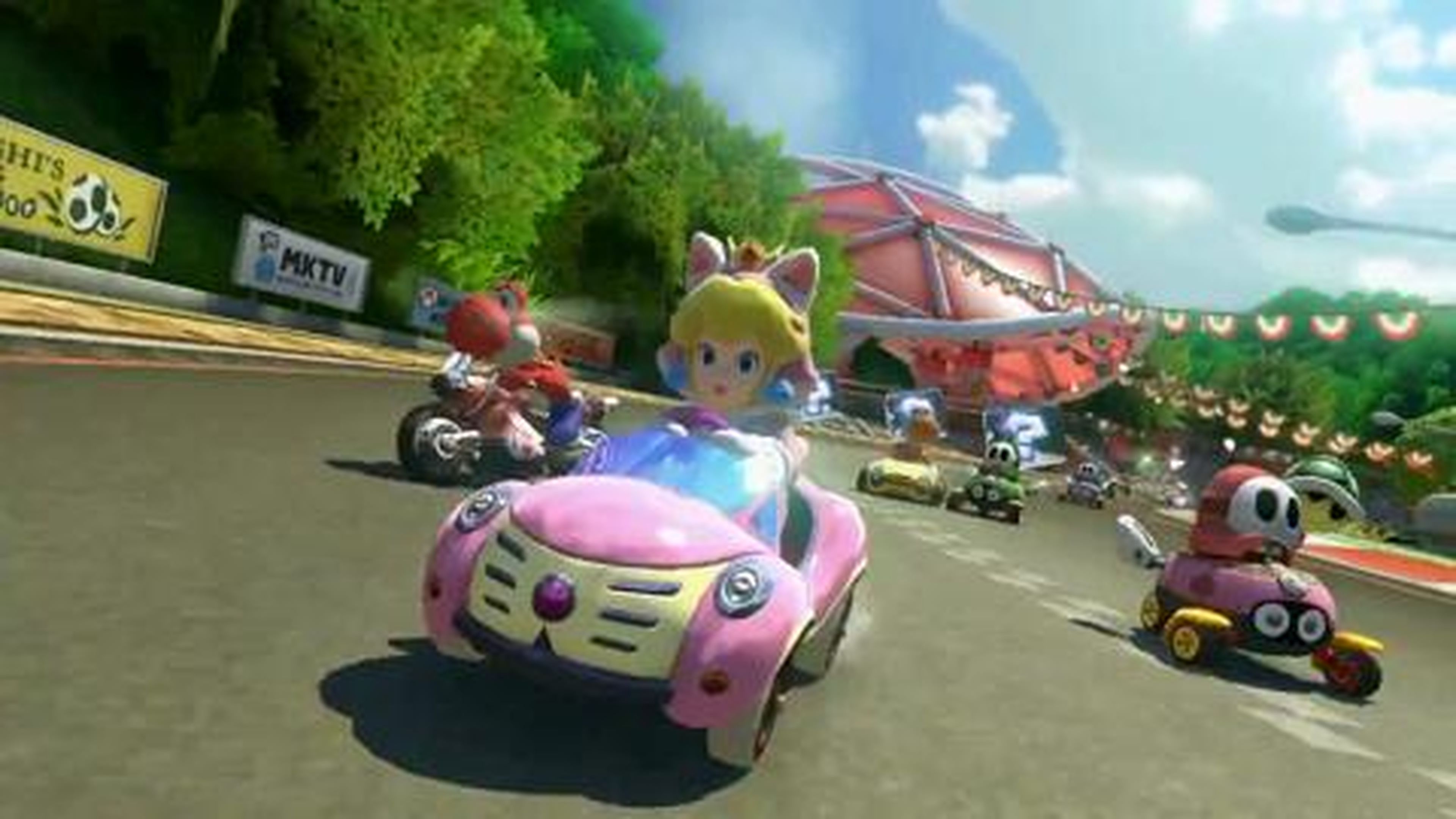 Tráiler del circuito de Yoshi en Mario Kart 8, en HobbyConsolas.com