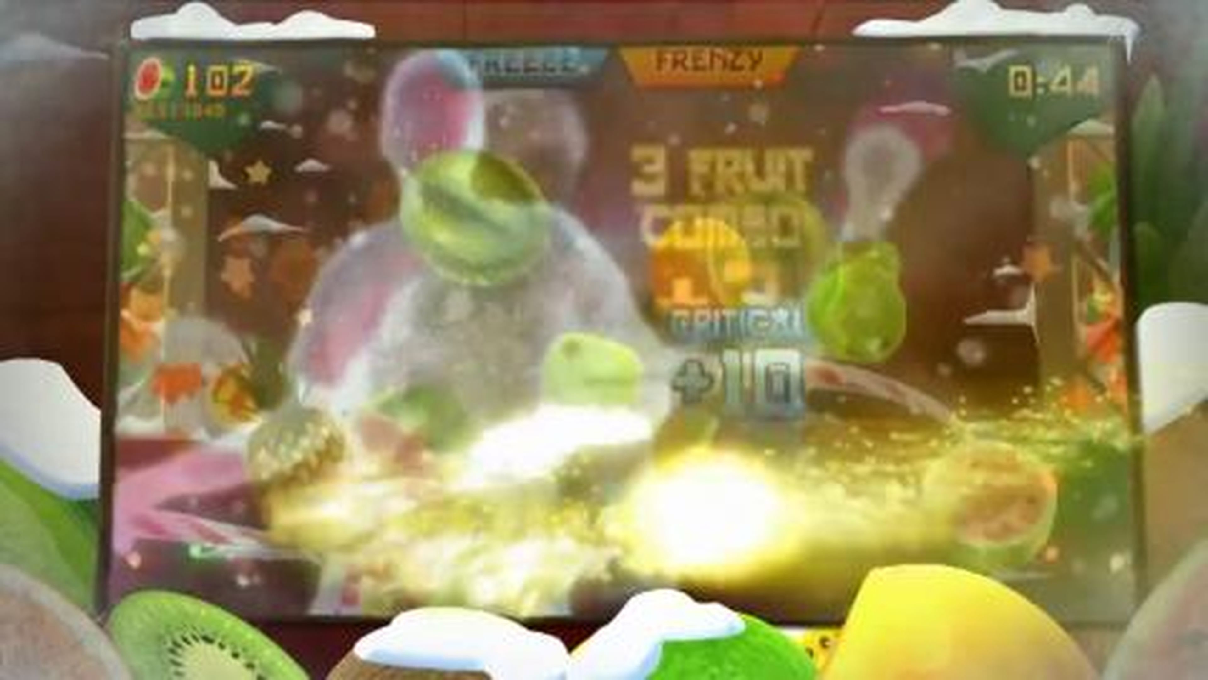 Tráiler de Fruit Ninja Kinect Xmas DLC en HobbyNews.es