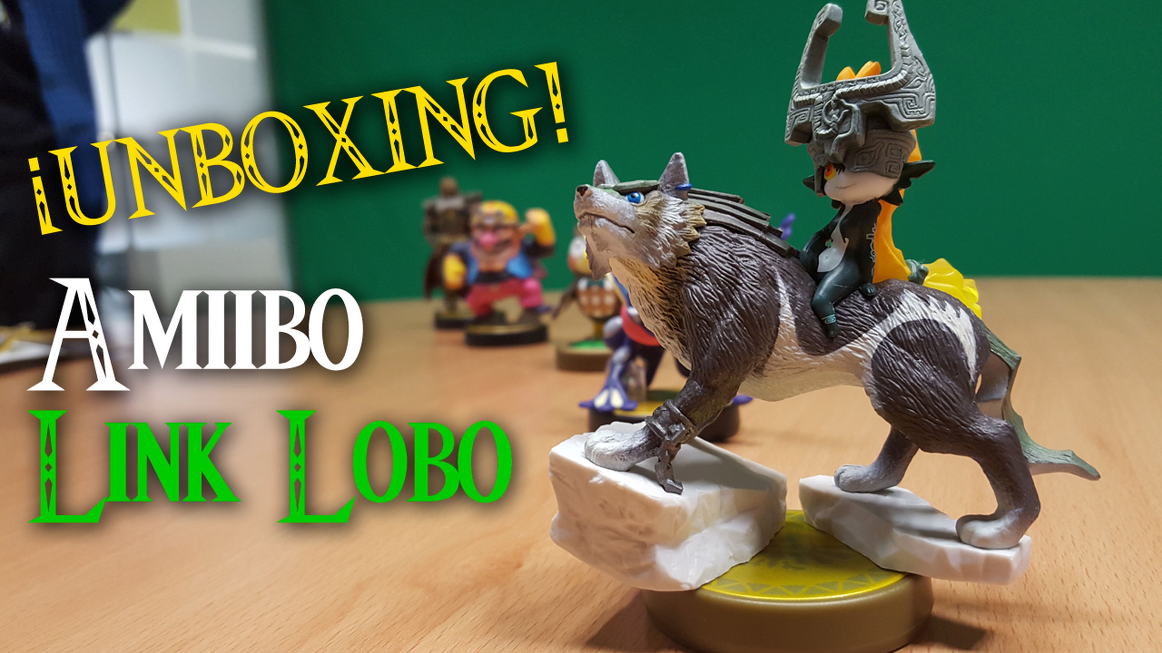 Unboxing Amiibo Link-Lobo Zelda Twilight Princess
