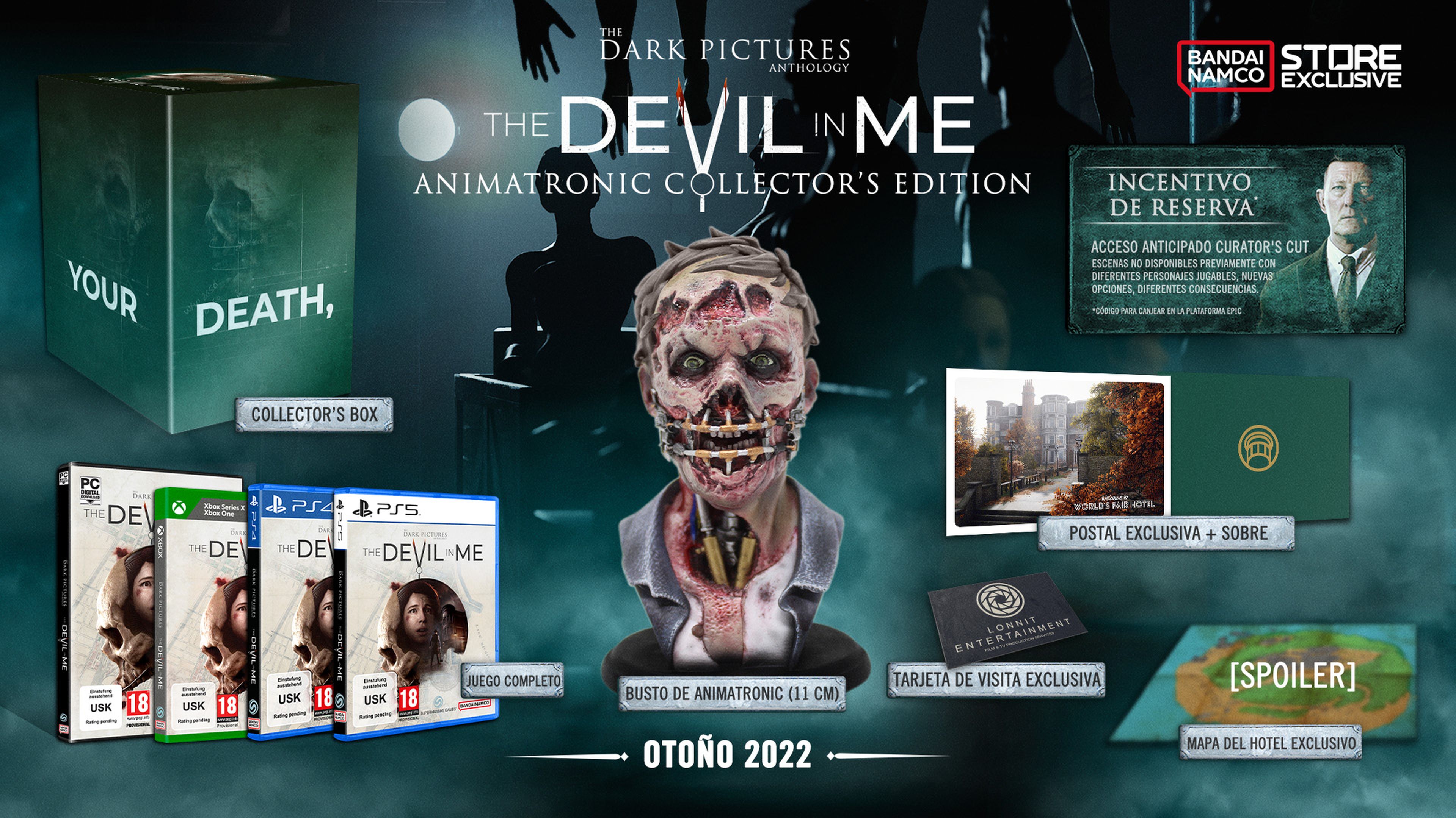 The Dark Pictures Anthology The Devil in Me - Animatronic Collector's Edition
