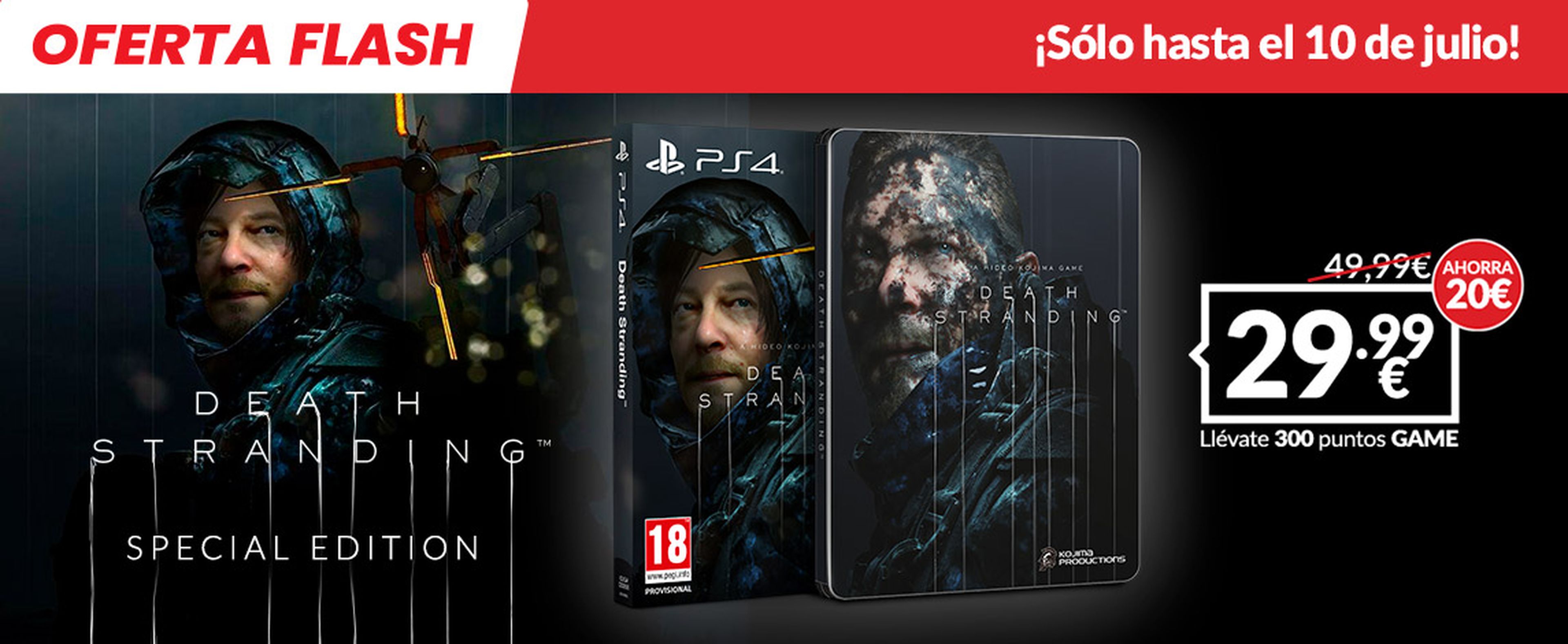 Ofertas GAME: Death Stranding Special Edition para PS4 por 29,99€ por  tiempo limitado