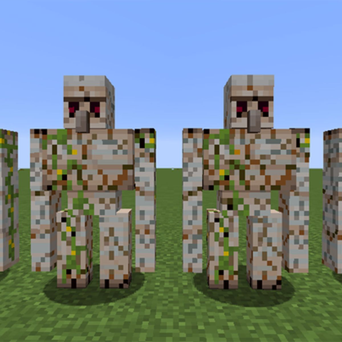 golem de piedra minecraft