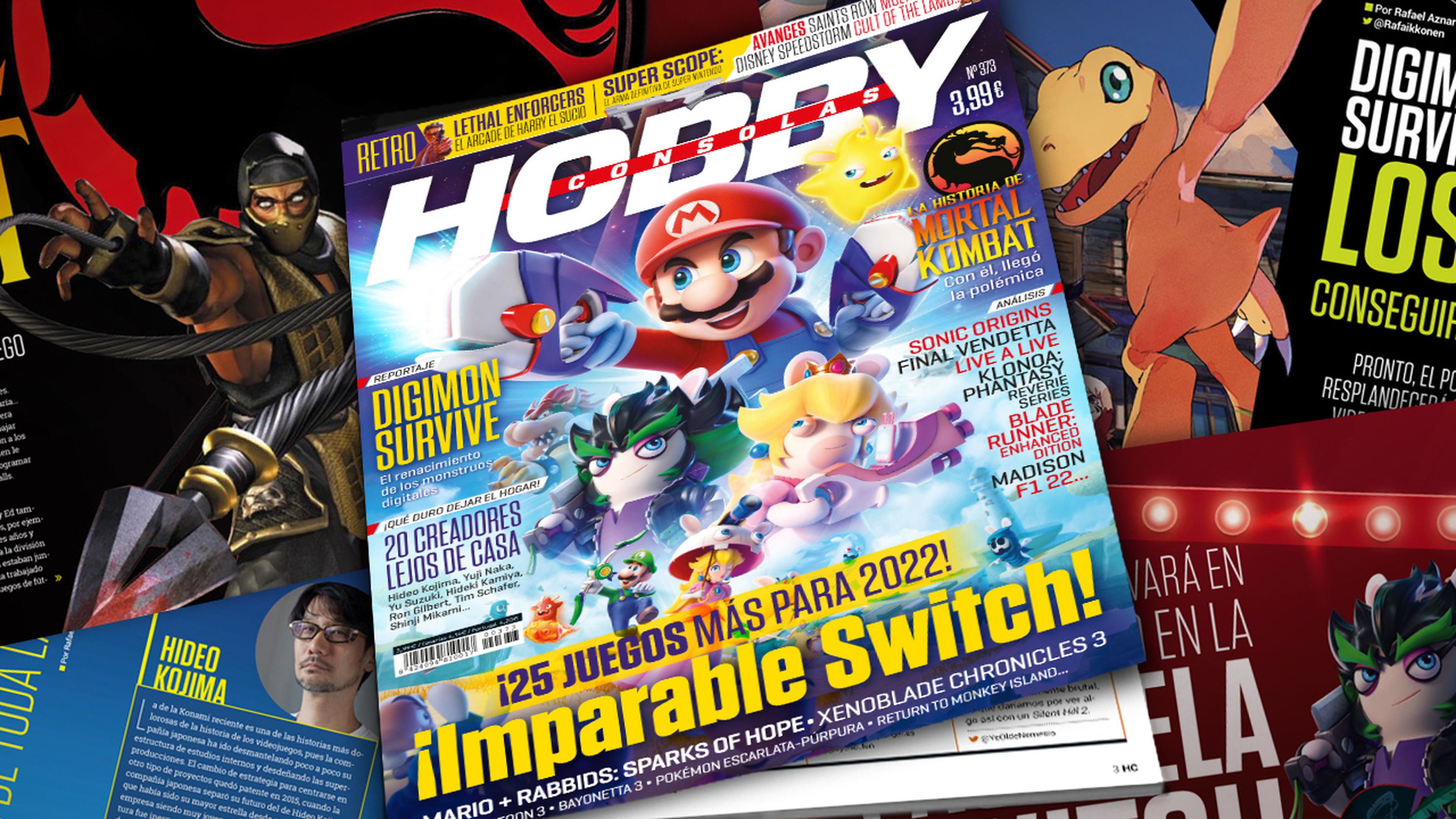 Hobby Consolas 373, a la venta con Mario + Rabbids: Sparks of Hope en portada