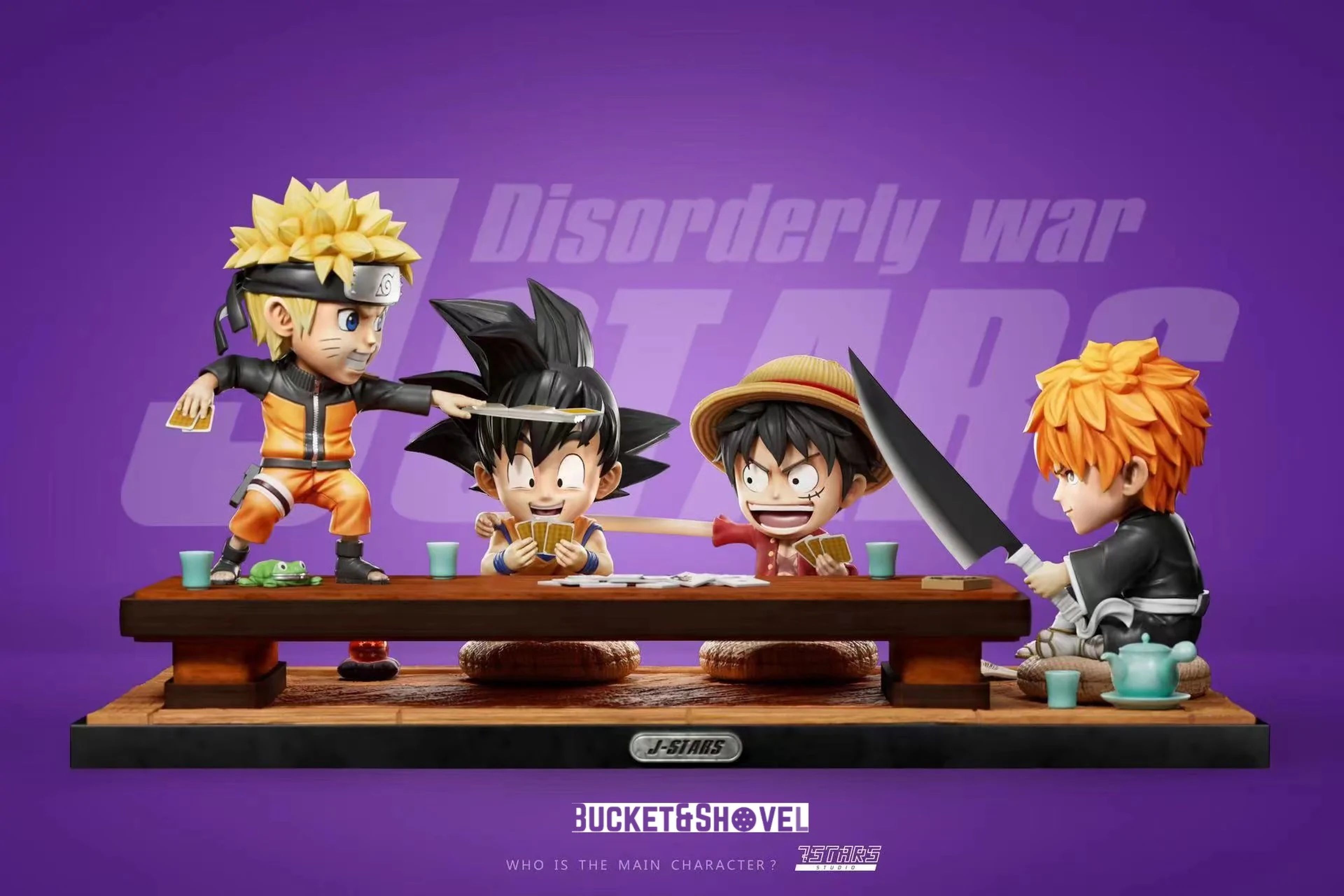 Luffy, Naruto, Ichigo Goku One Piece, Naruto, Bleach Dragon Ball 7Stars Studio Shonen Jump