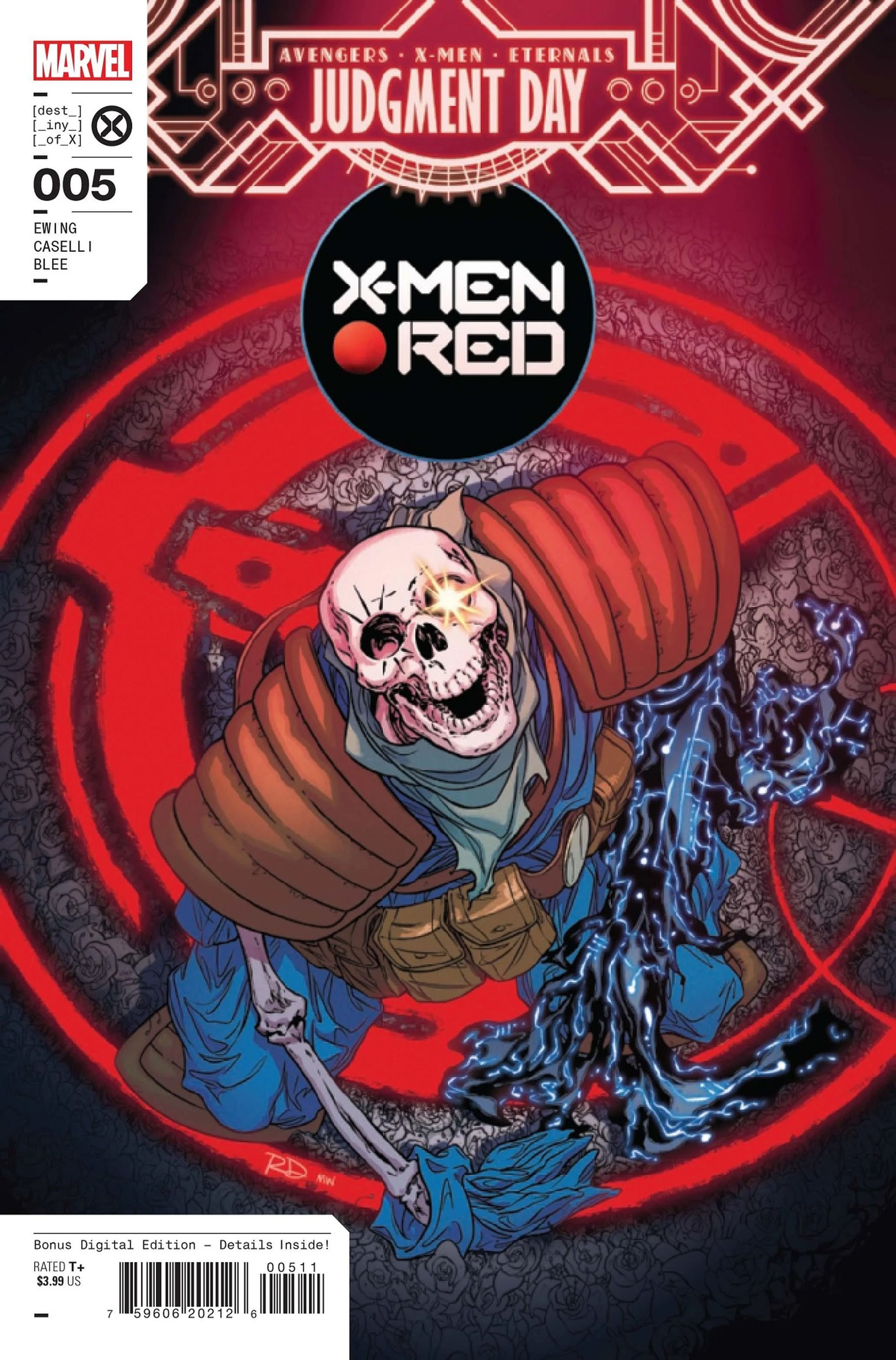 Portada de X-Men Red 5