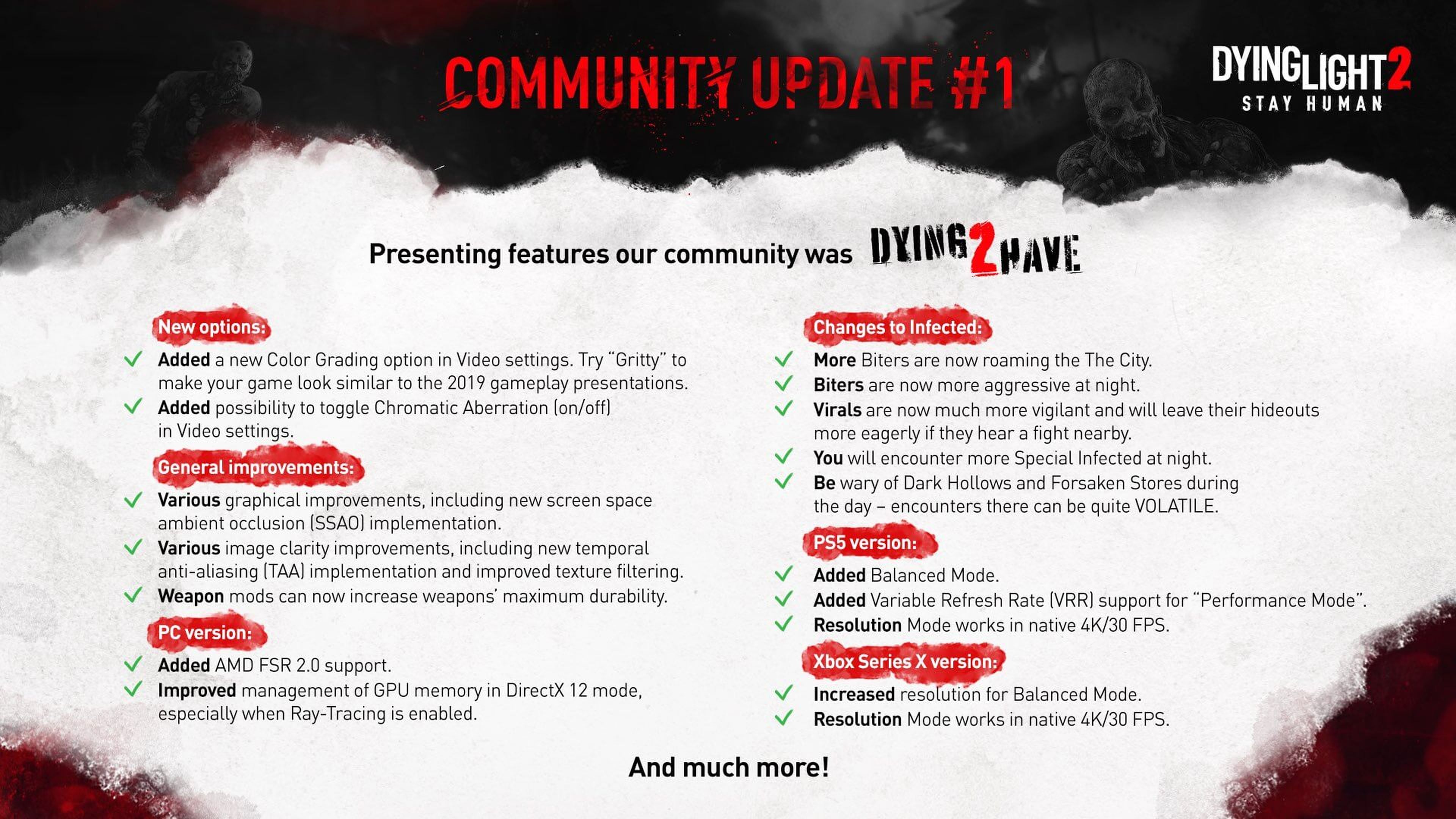 Dying Light 2 Community Patch #1