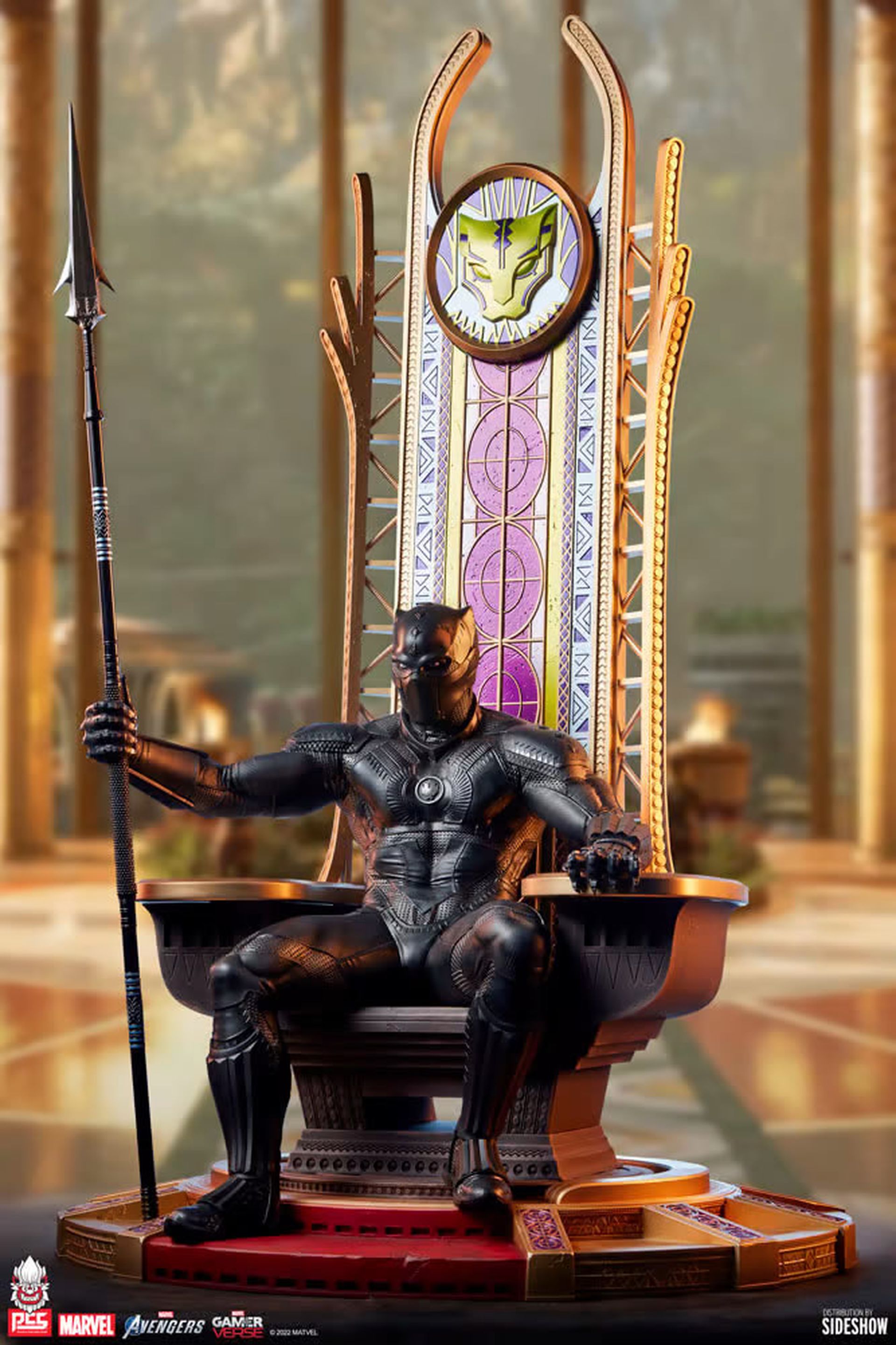 Estatua de Black Panther de PCS