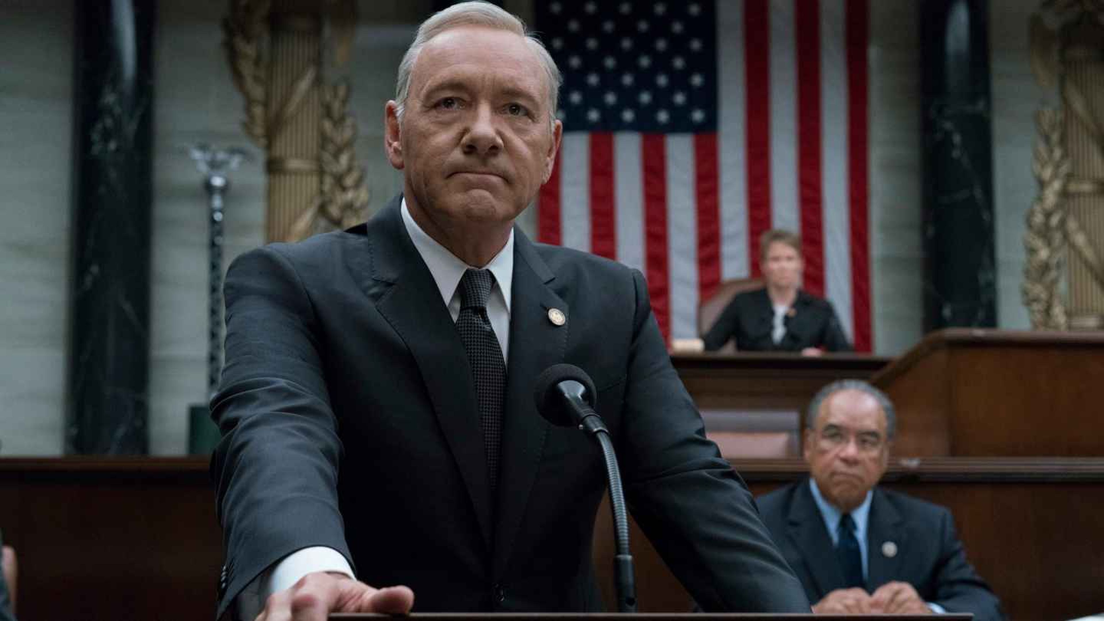 Kevin Spacey en House of Cards (Netflix)