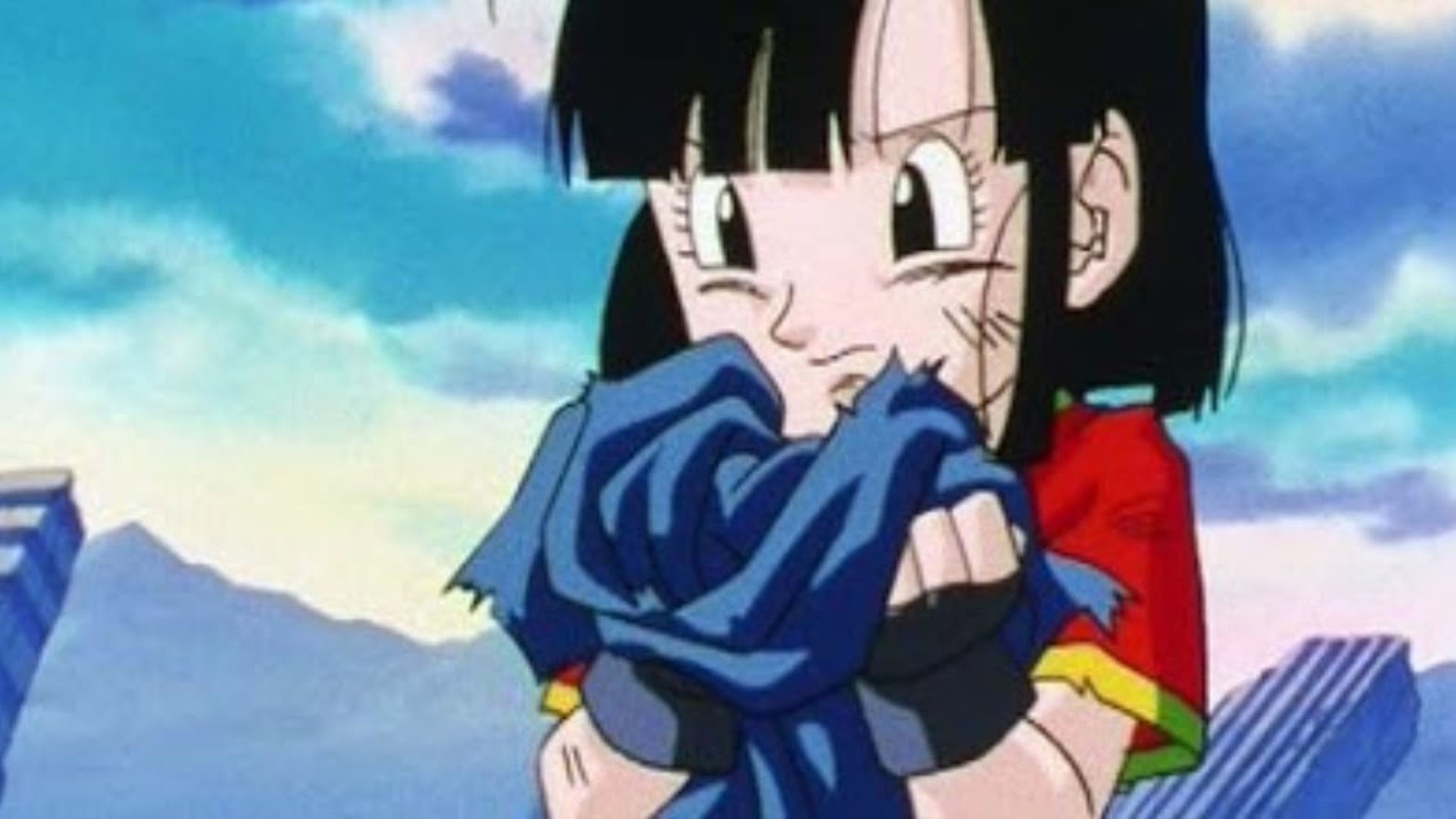 Pan desvela por qué le regaló el gi destrozado de su abuelo Goku a su nieto Goku Jr. en Dragon Ball GT