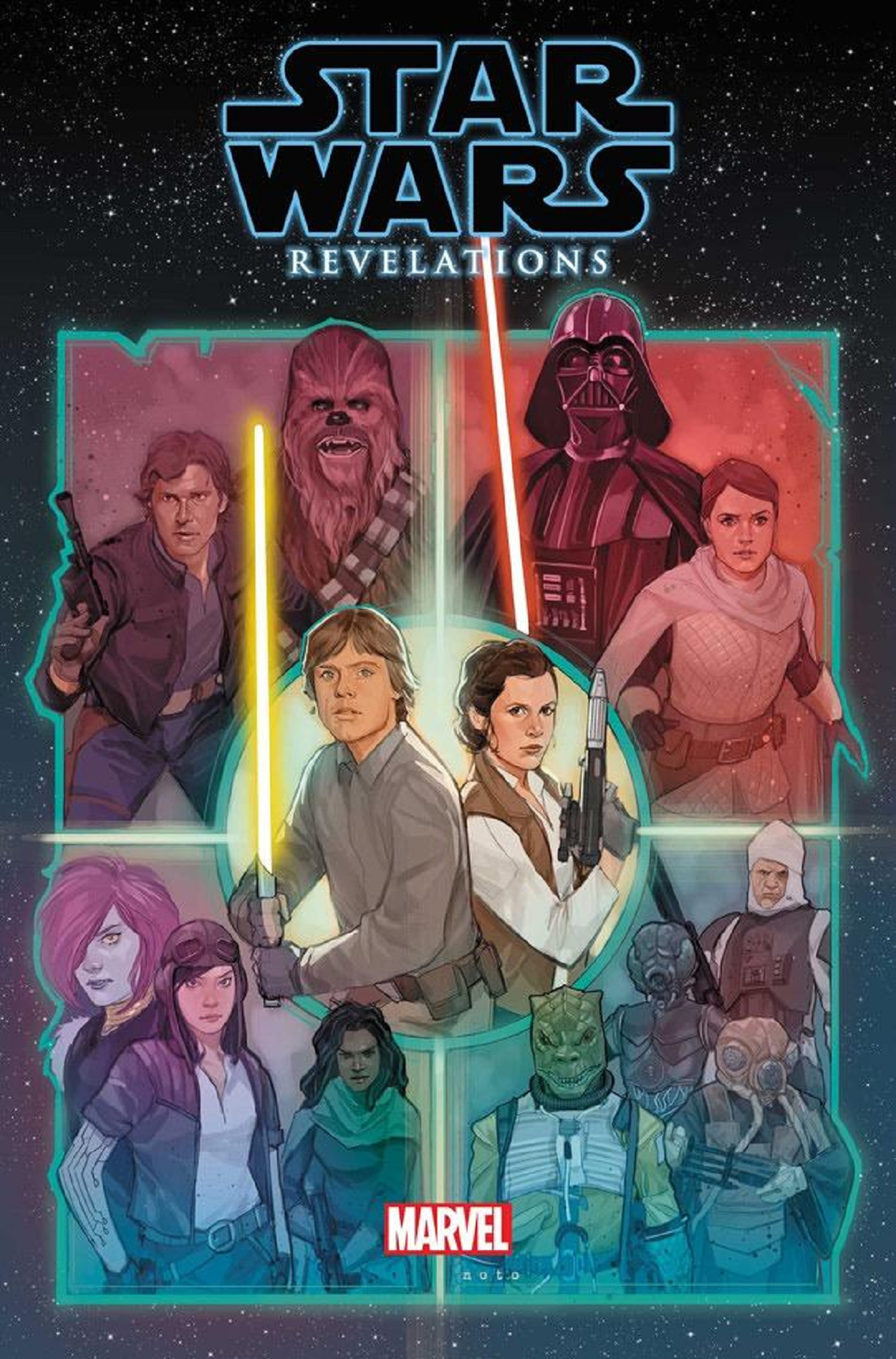 La portada de Star Wars: Revelations