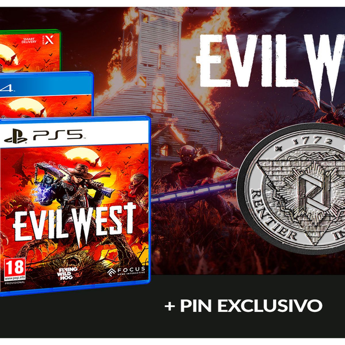 Reservar Evil West GAME para conseguir un pin exclusivo y un DLC de regalo