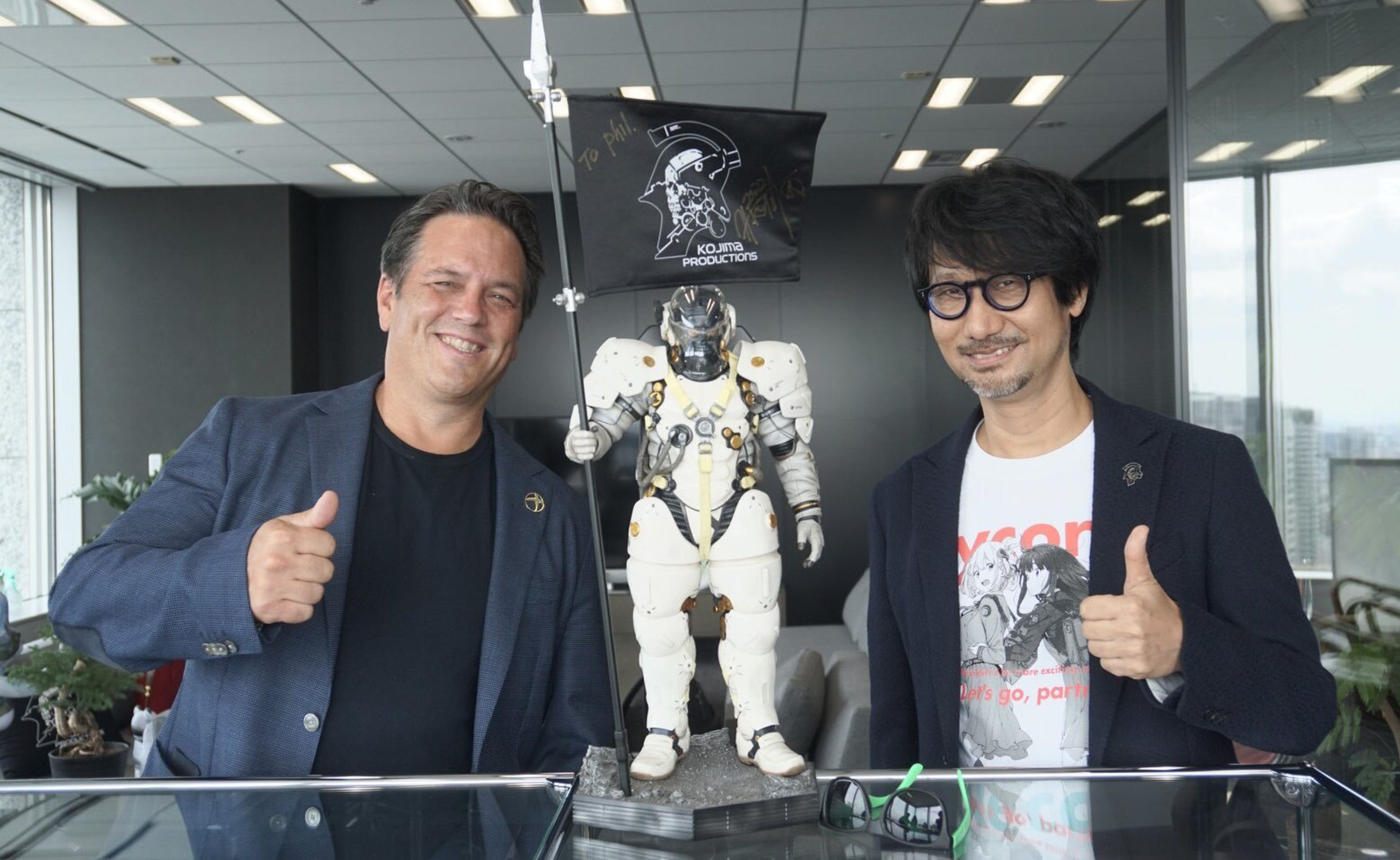 Hideo Kojima y Phil Spencer
