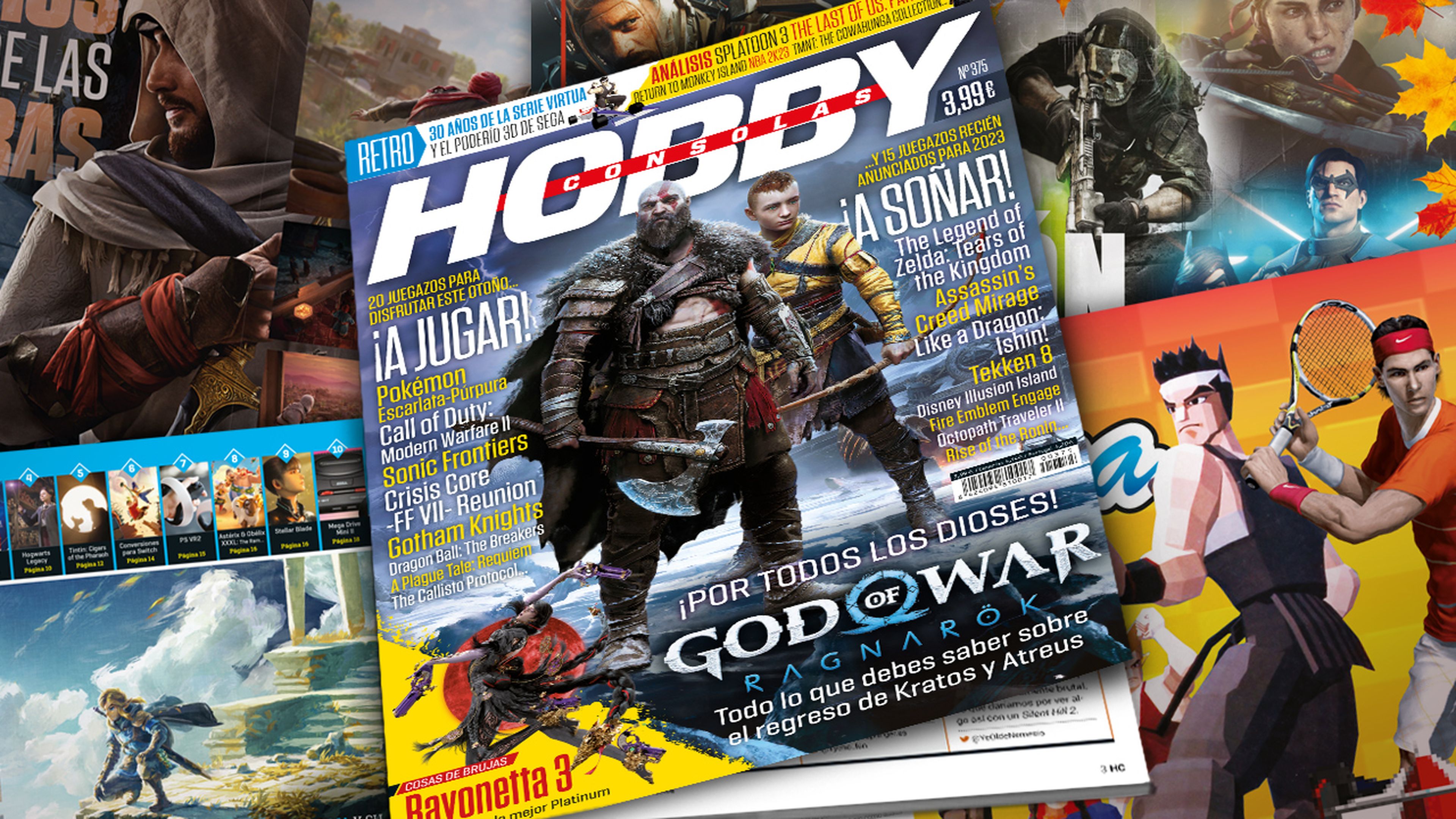 Hobby Consolas 375, ya a la venta con God of War Ragnarök en portada