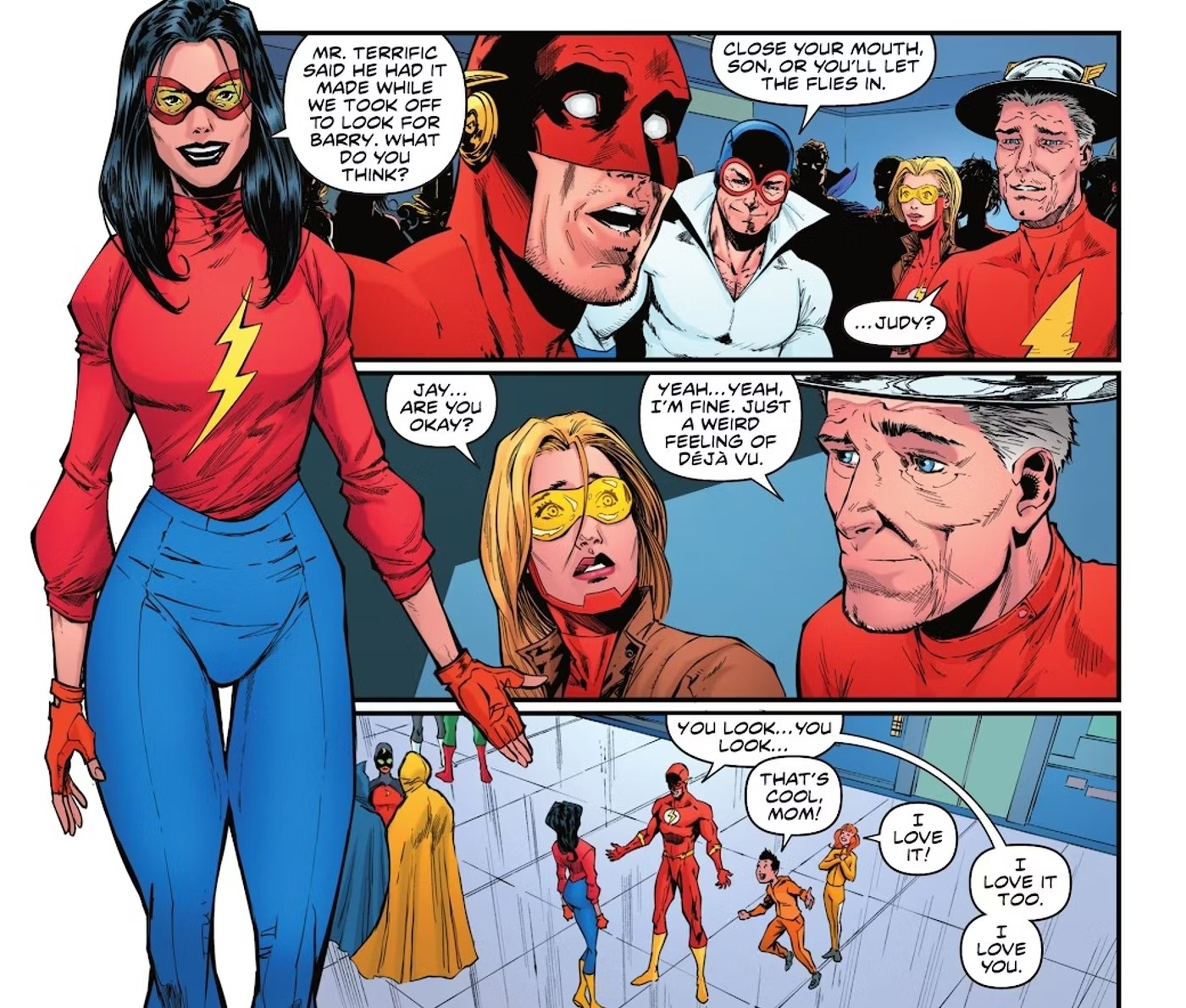 Linda West como The Flash