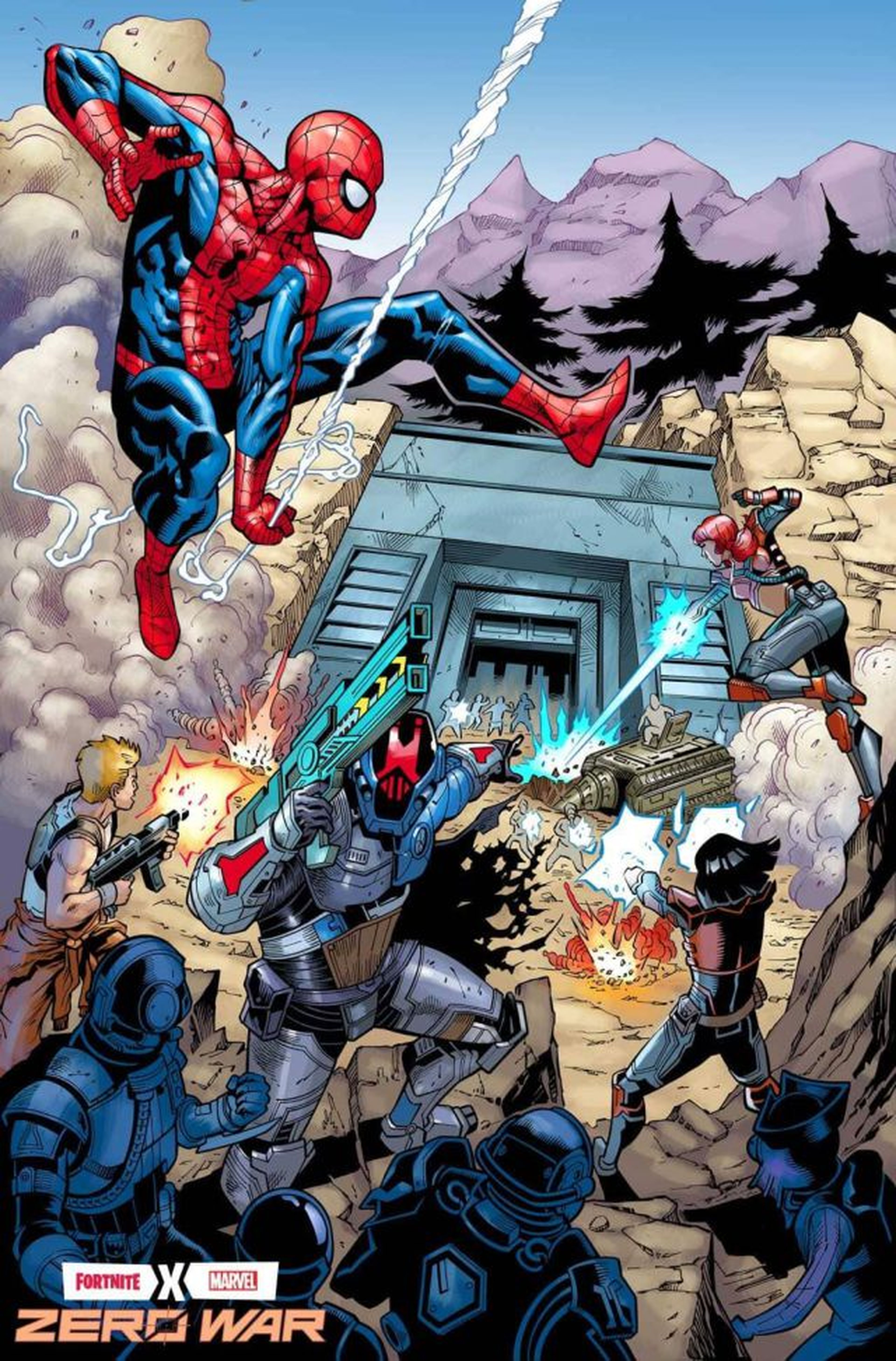Marvel x Fornite Conflicto Zero en Tiendas GAME