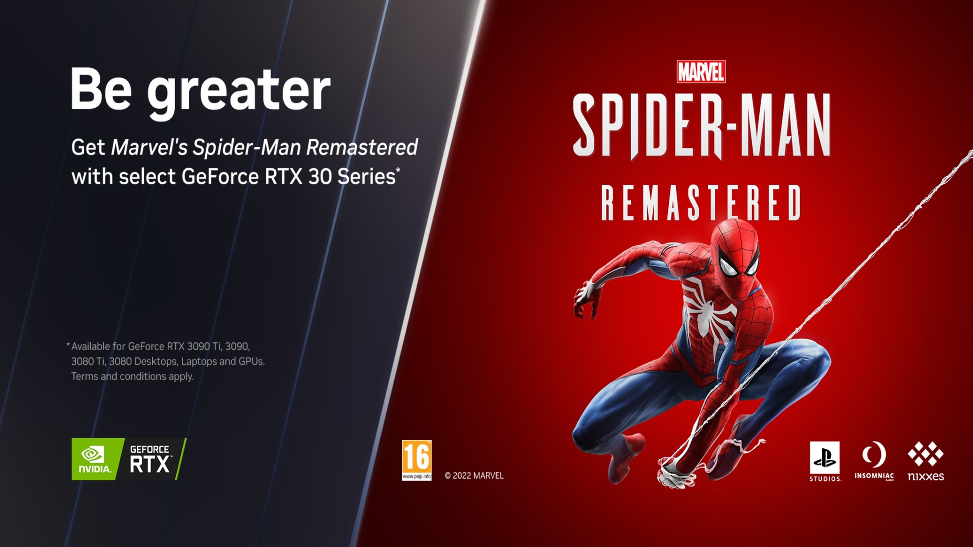 NVIDIA regala Marvel’s Spider-Mar Remastered