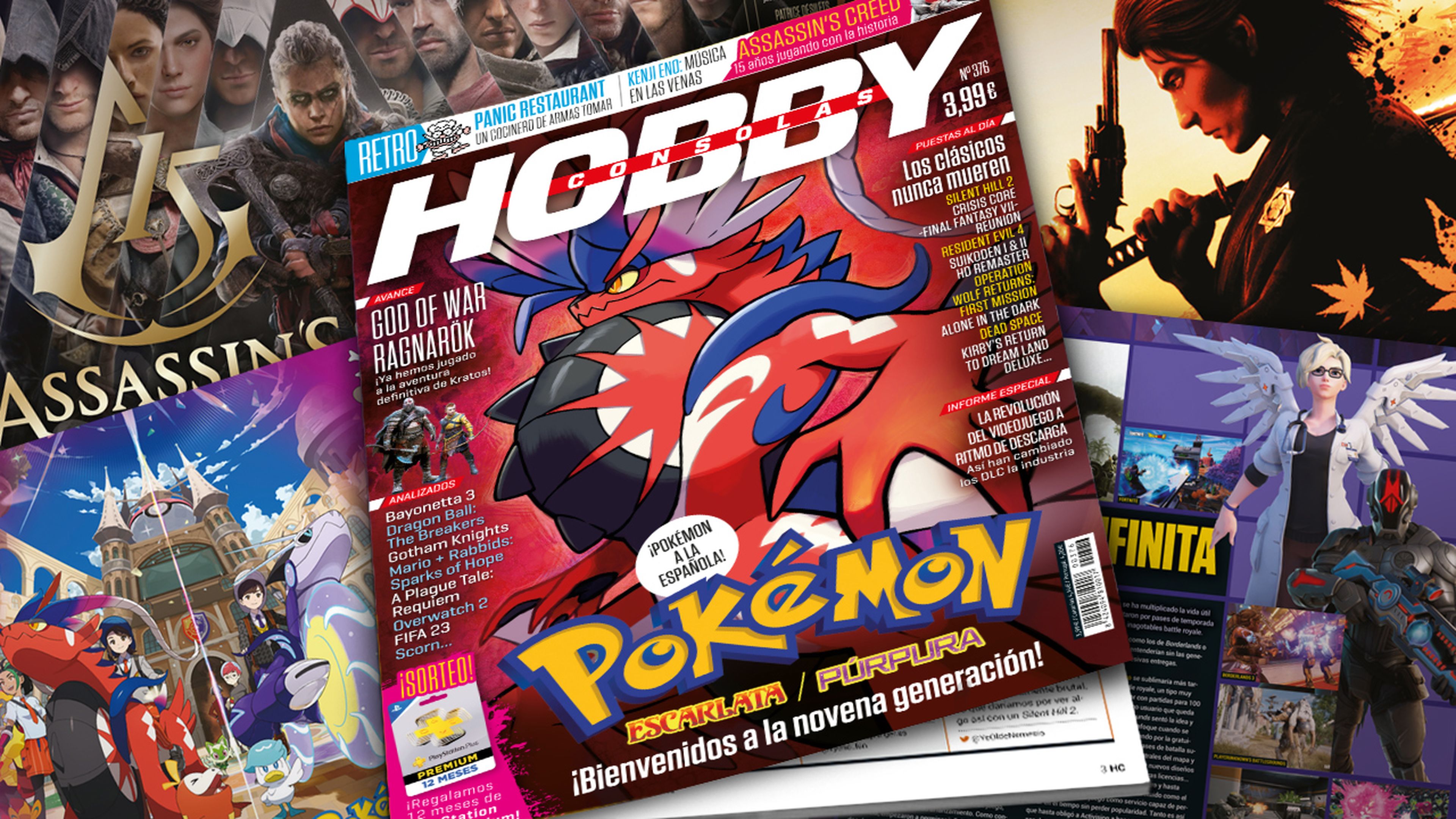 Hobby Consolas 376, a la venta con Pokémon Escarlata-Púrpura en portada