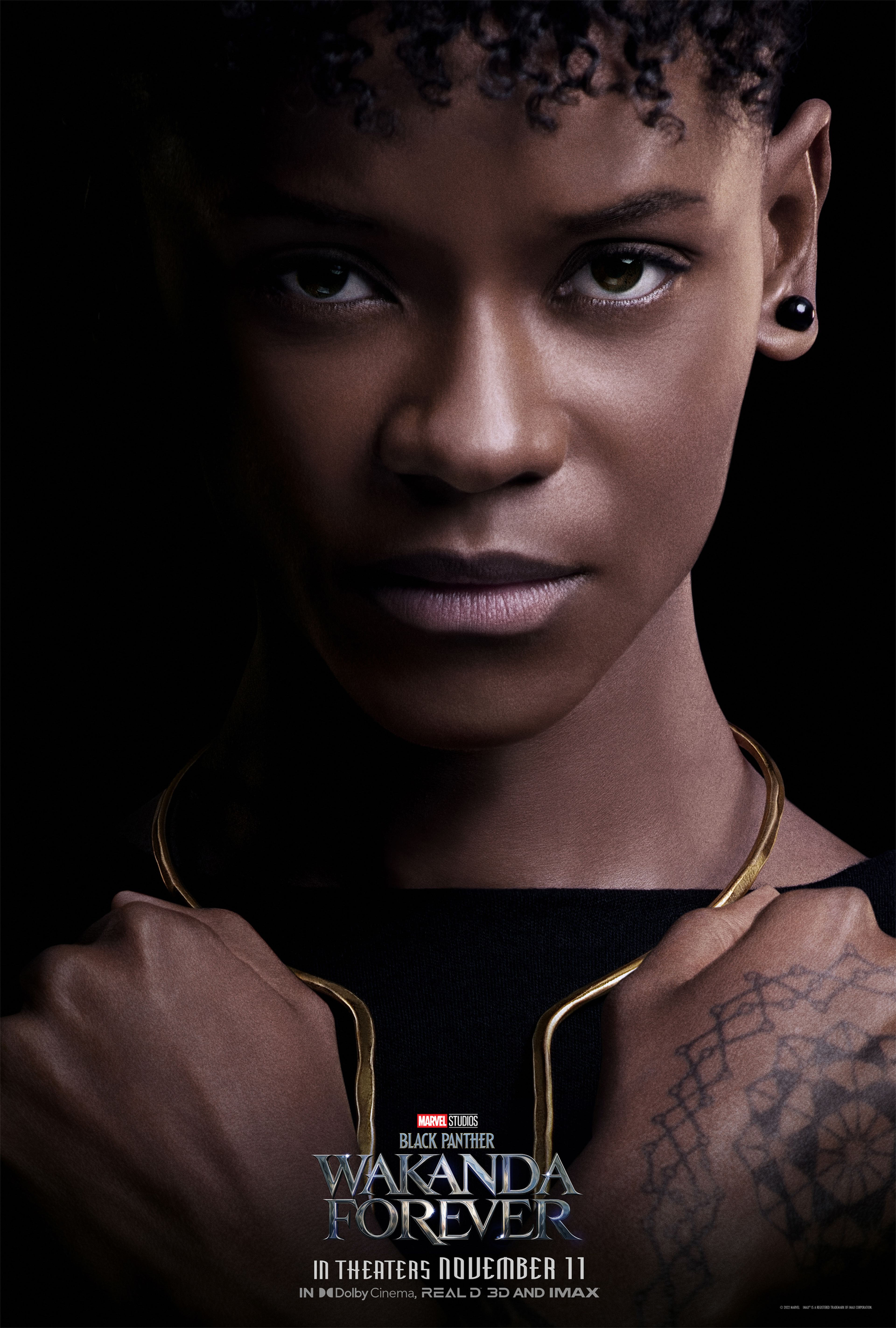 Pósteres de personajes de Black Panther: Wakanda para siempre