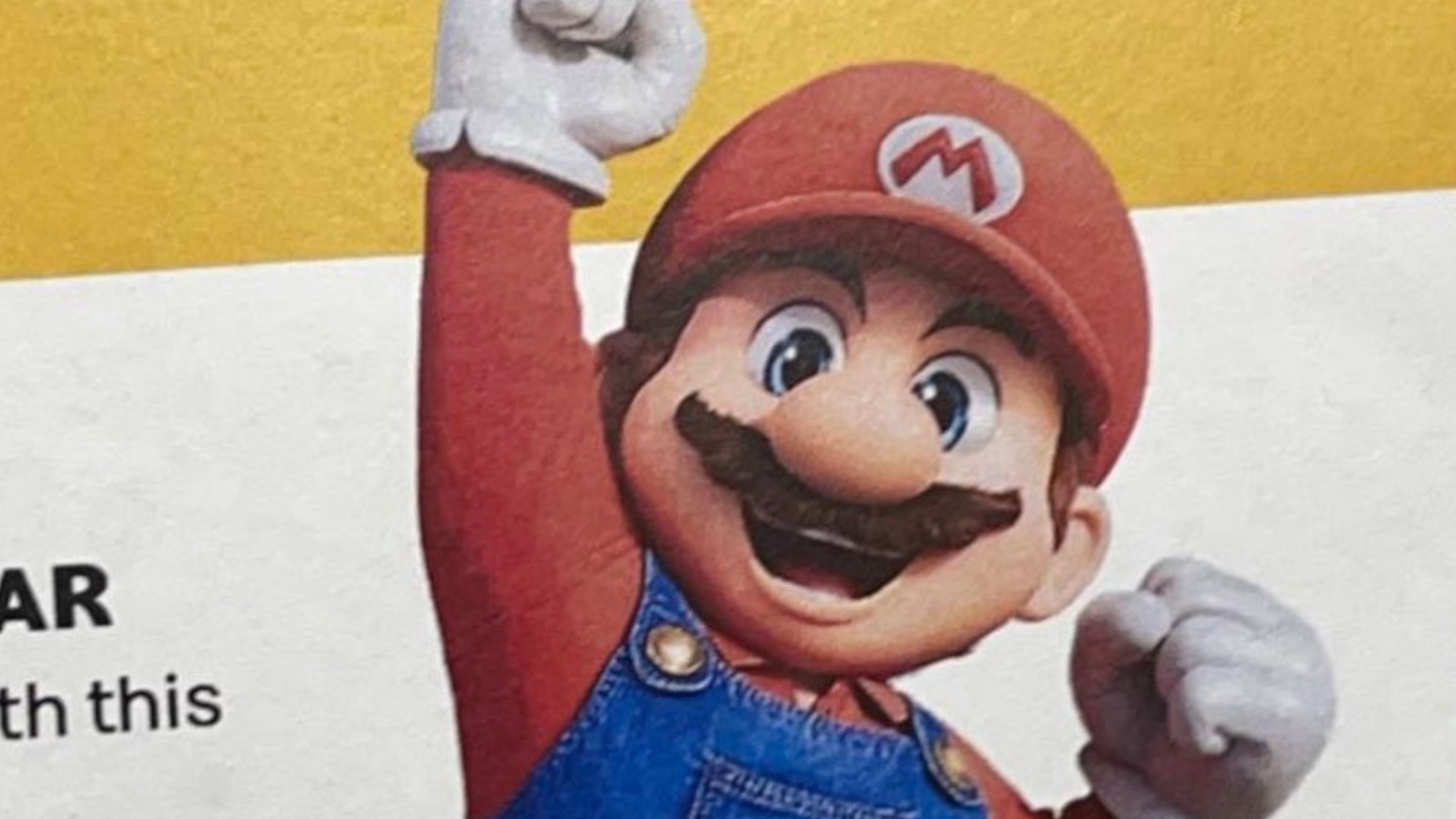 Super Mario movie leak