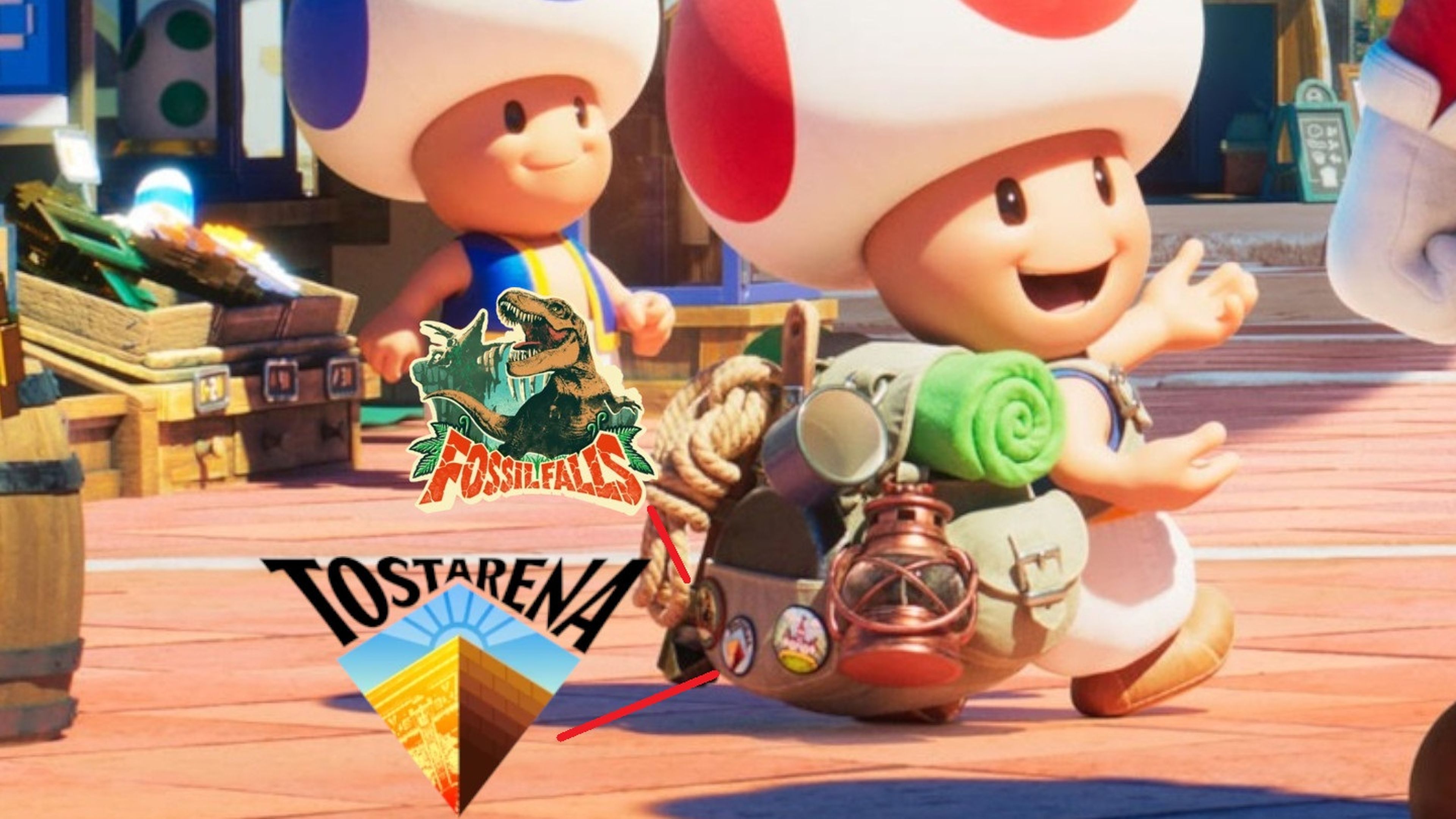 Super Mario Toad Stickers
