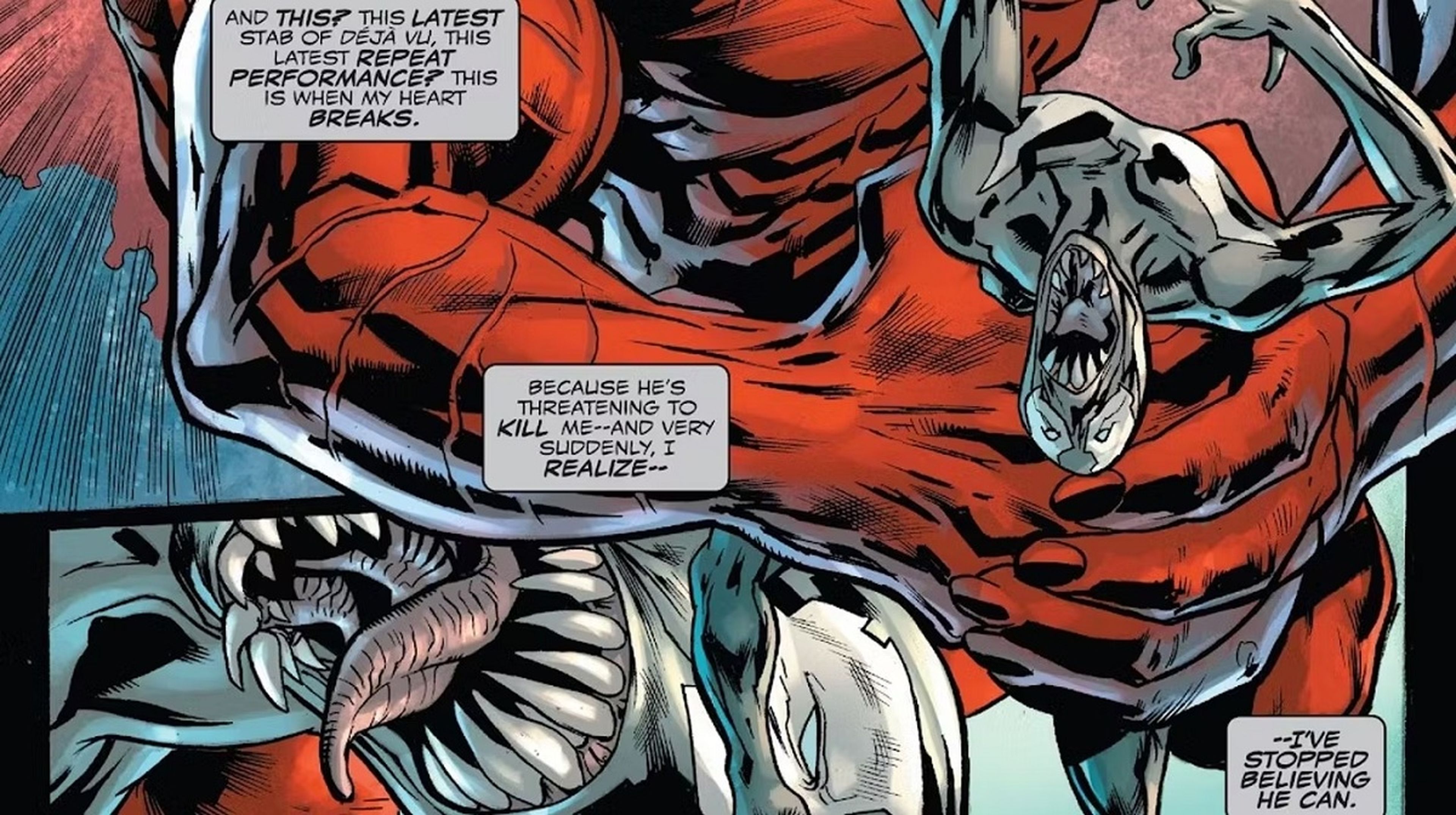 Venom gris en los cómics
