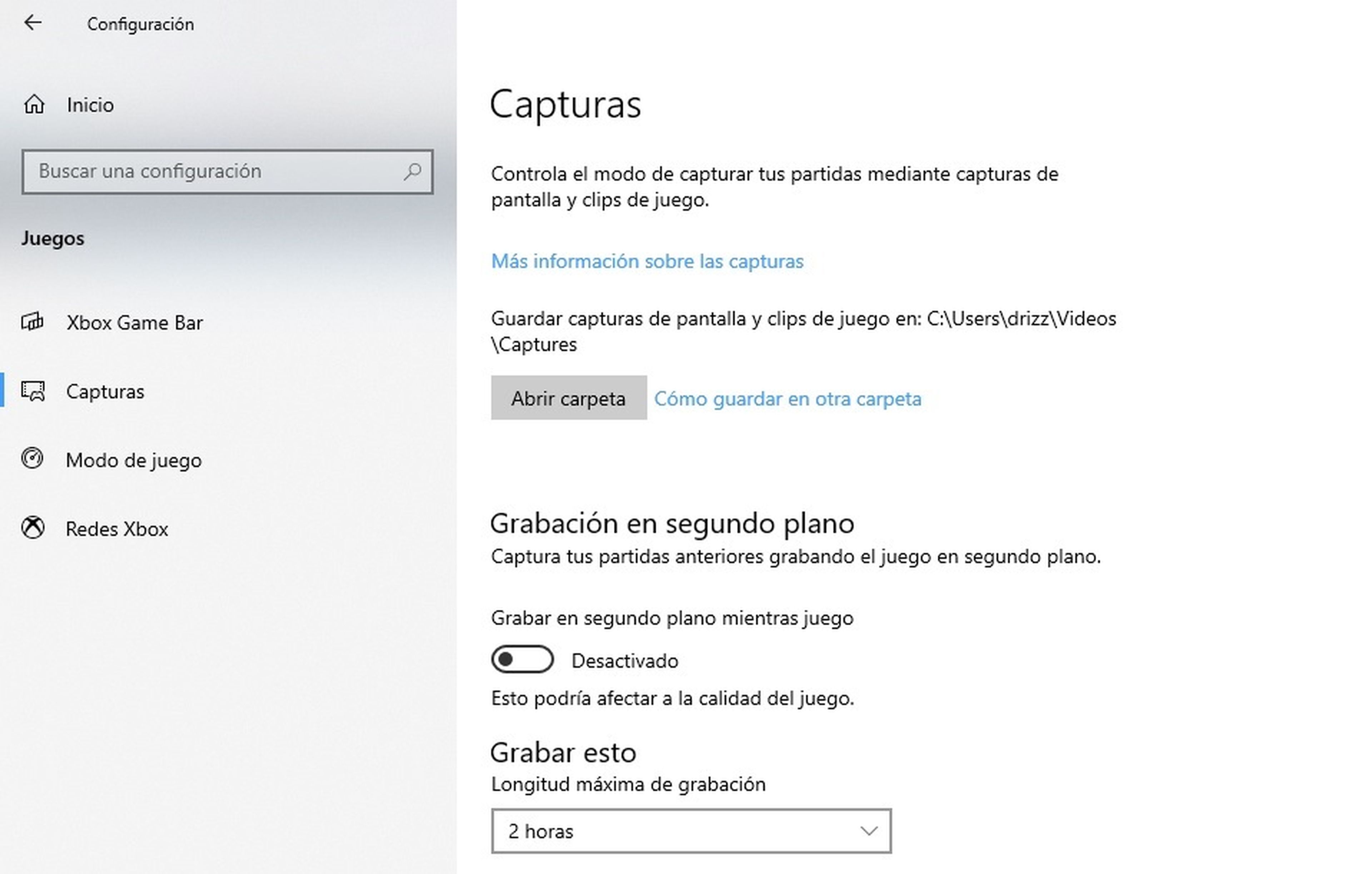 Windows 10 capturar pantalla