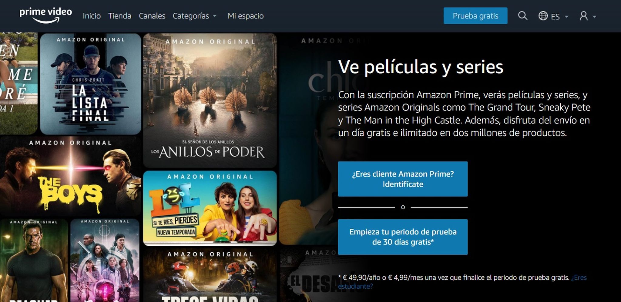 Amazon Prime Video España cómo funciona, precio, qué incluye, catálogo y más