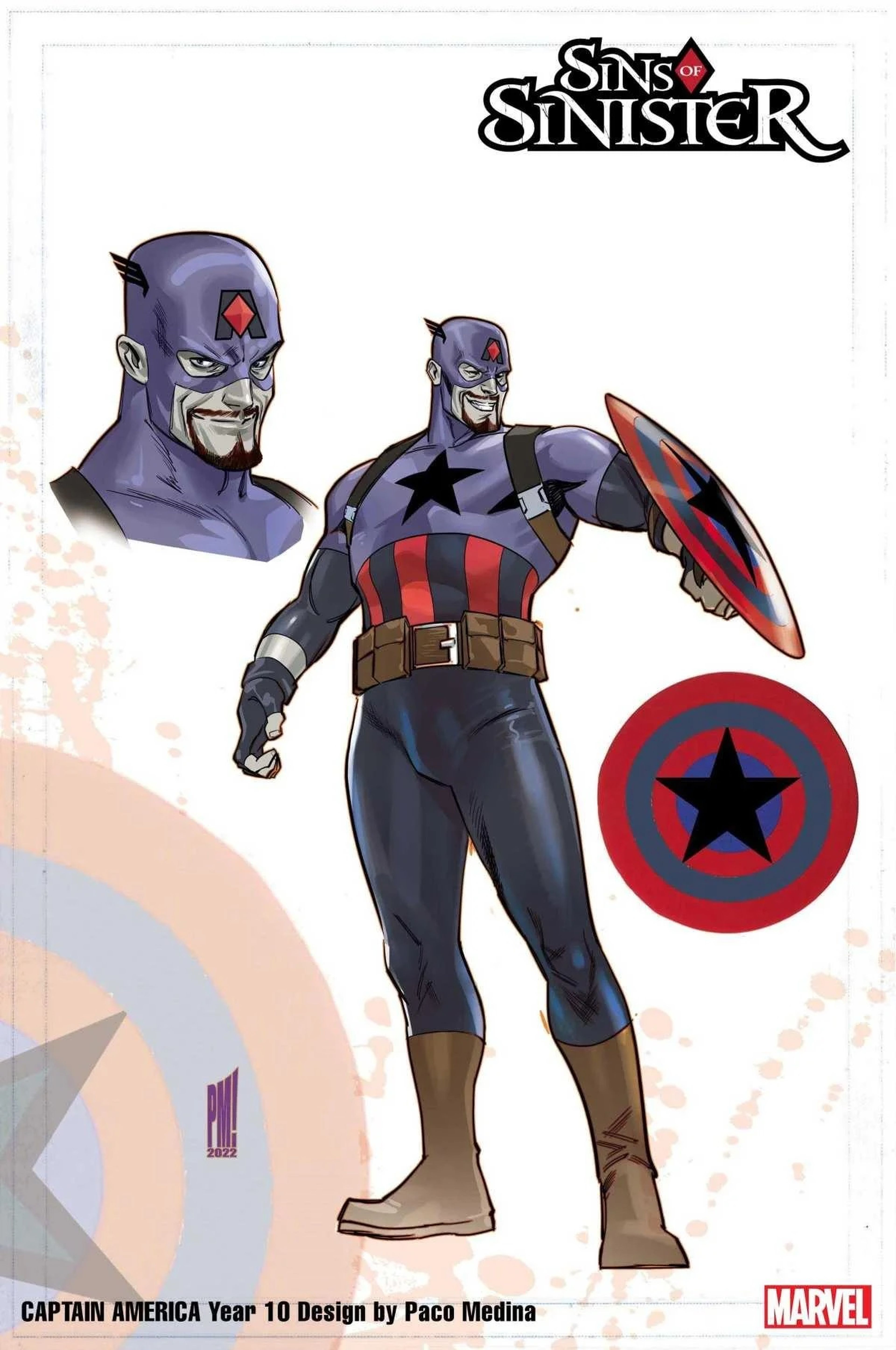 Capitán América en Sins of Sinister (Marvel Comics)