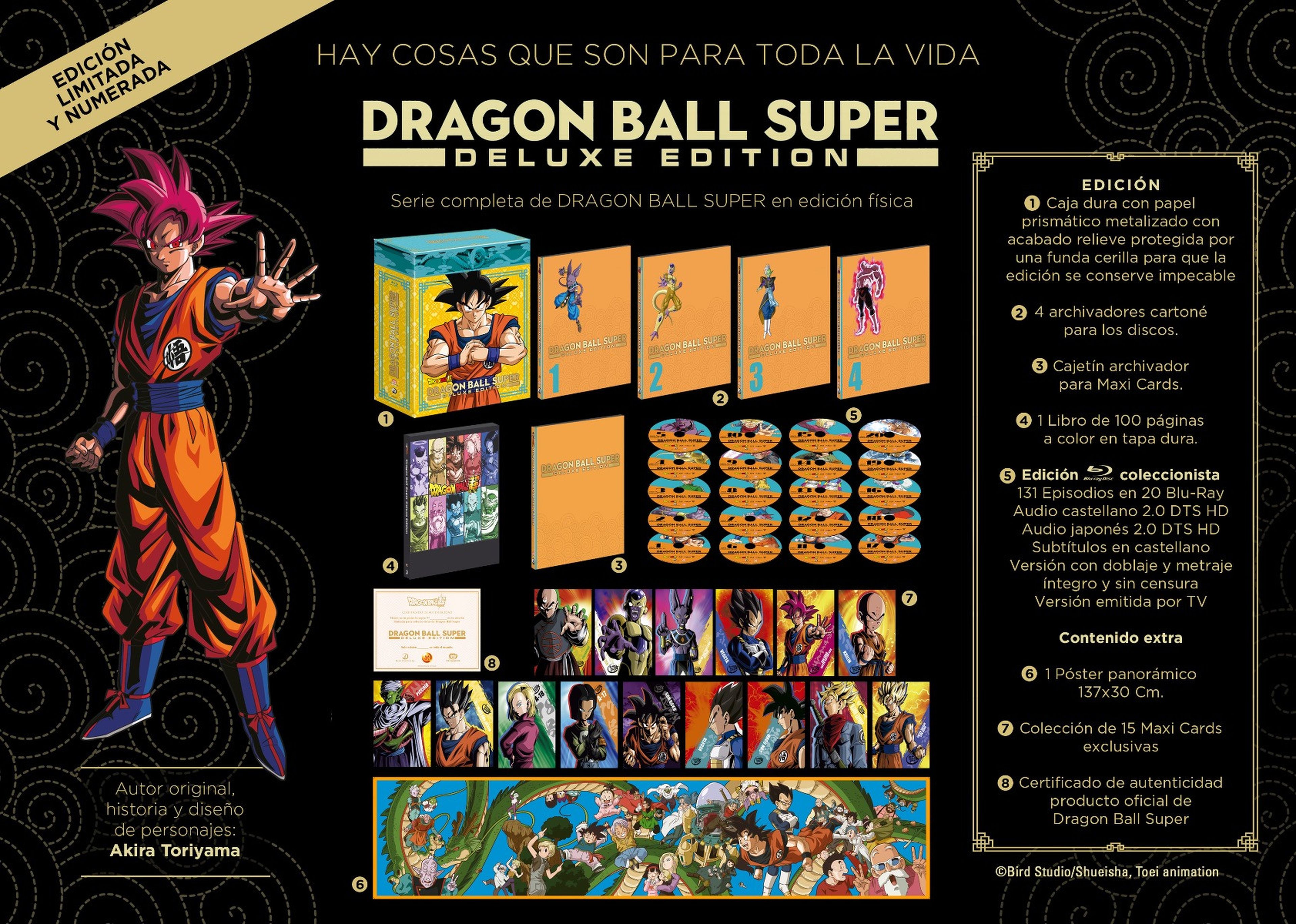 Dragon Ball Super - Desvelada la segunda edición coleccionista de la serie, limitada y numerada, de Selecta Visión. ¡Otro formato de auténtico lujo!