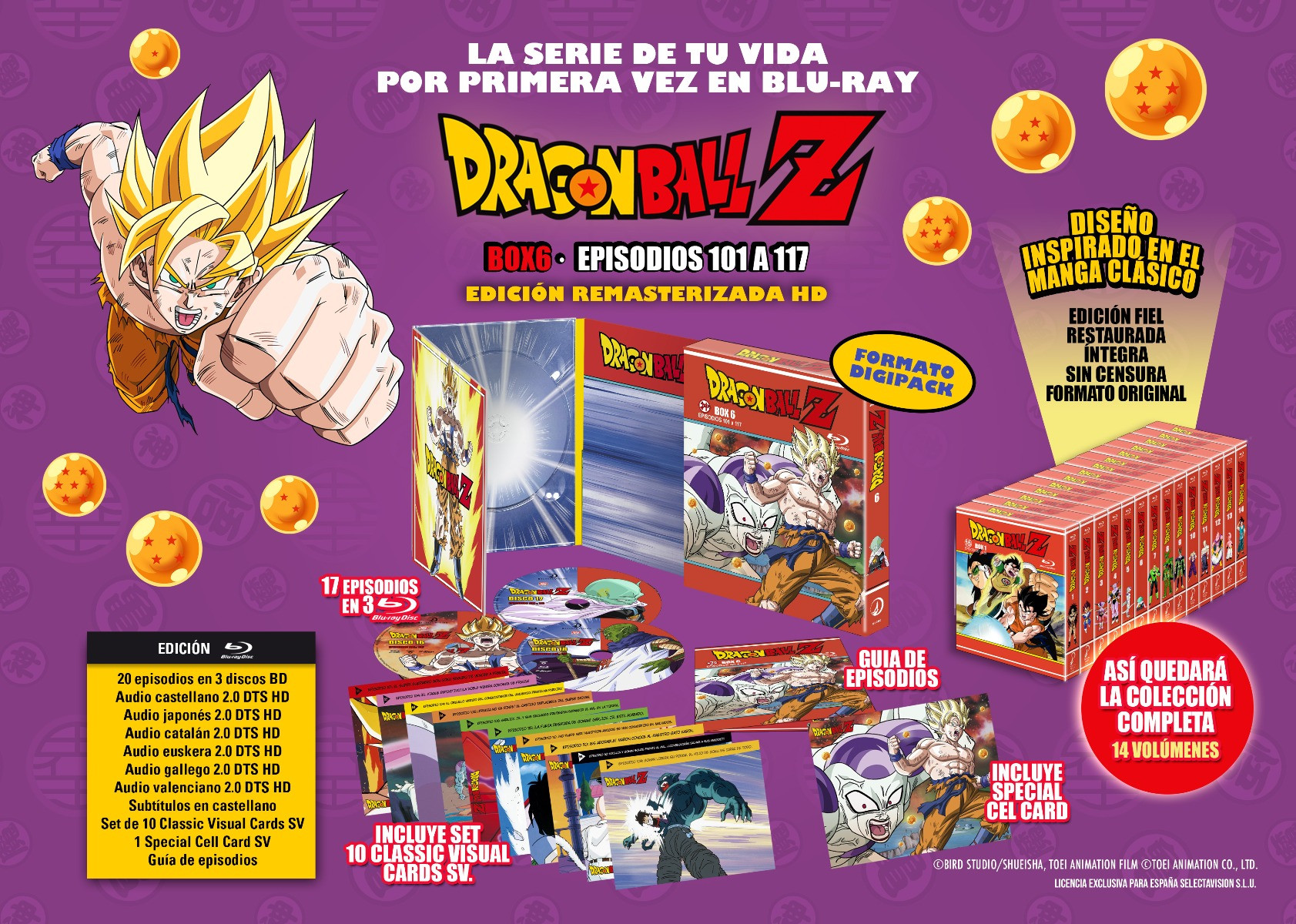 Dragon Ball Z - Portada y fecha de lanzamiento del Box 6 de la 