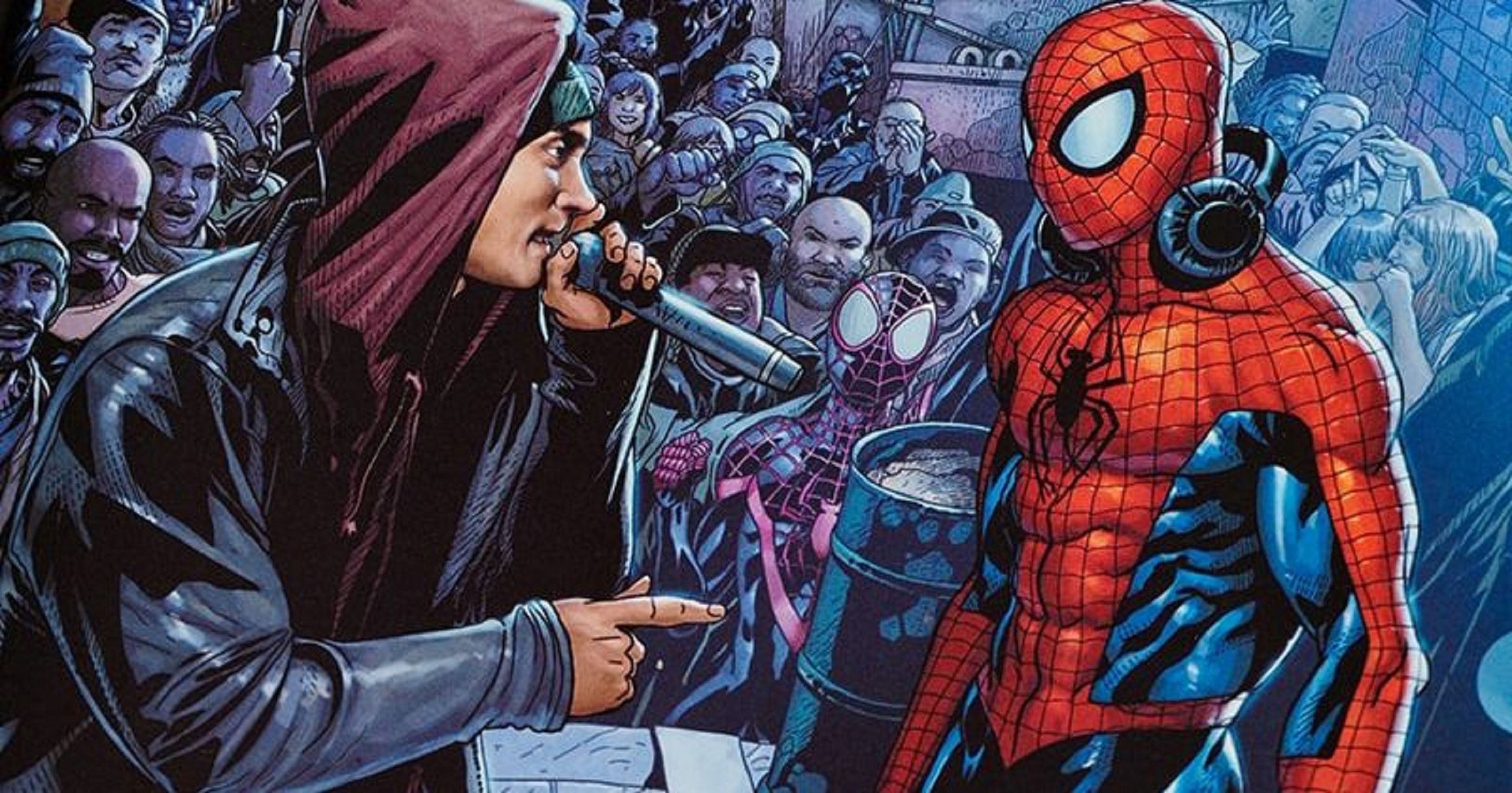 Eminem vs Spider-Man (Marvel Comics)