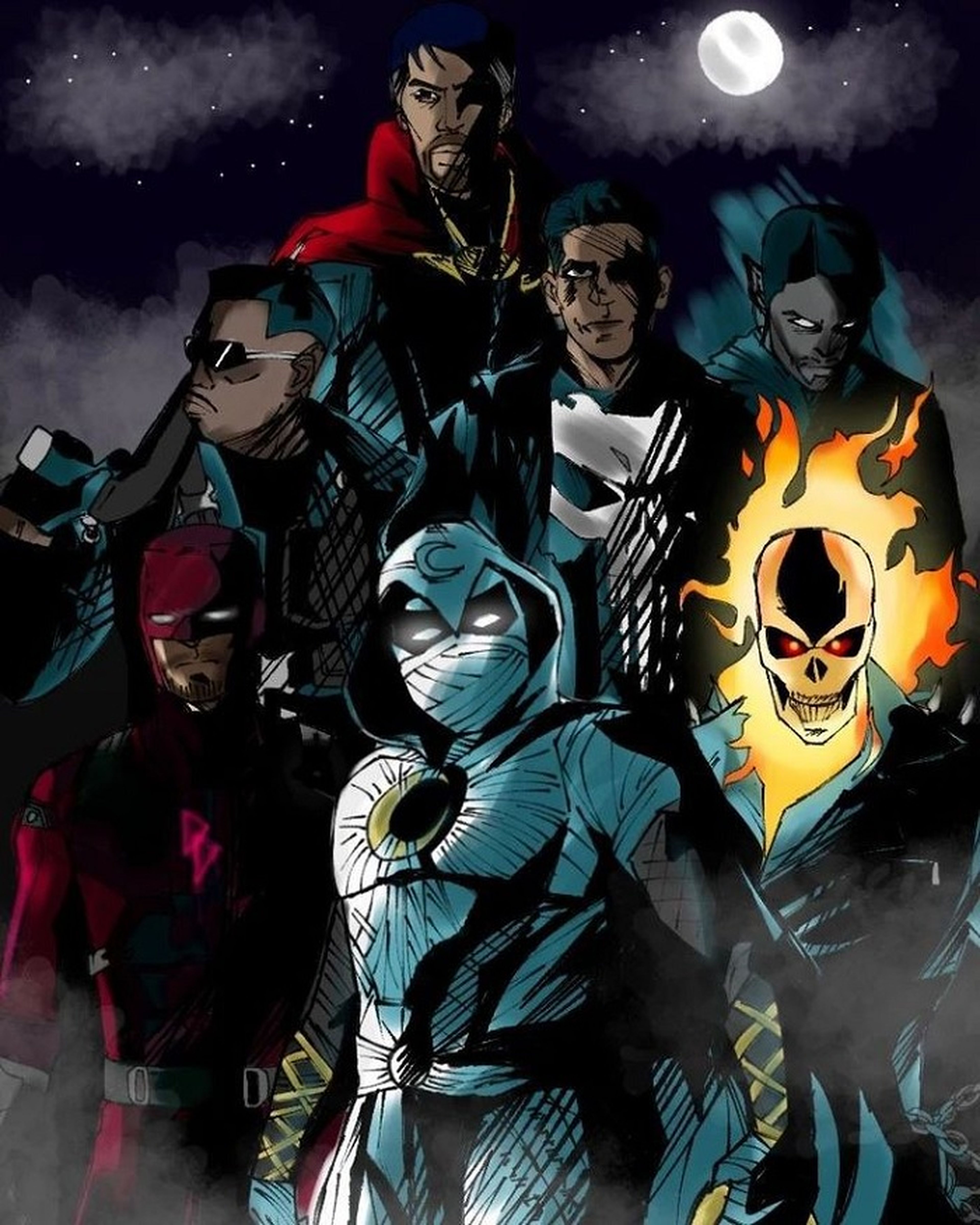 El equipo de los Hijos de la Medianoche (Marvel Comics)