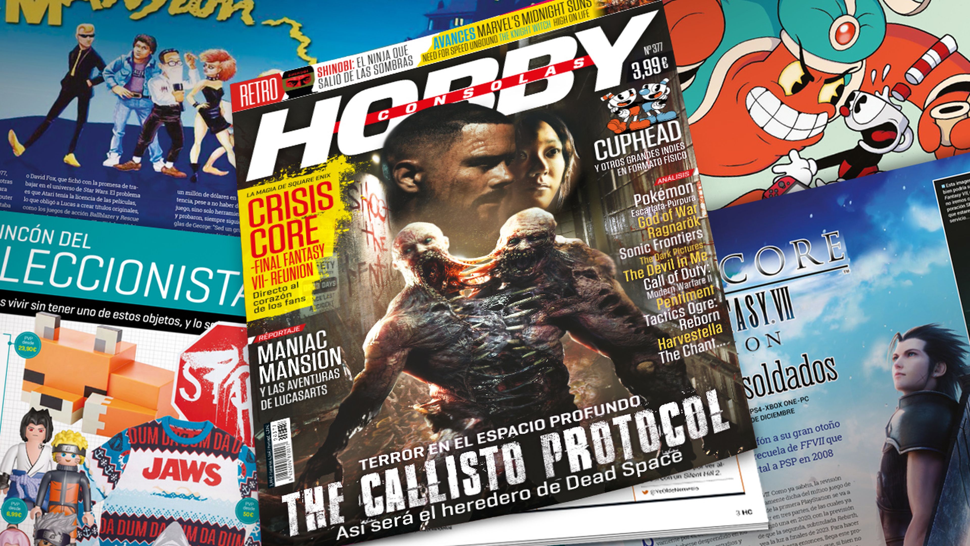 Hobby Consolas 377, ya a la venta con The Callisto Protocol en portada