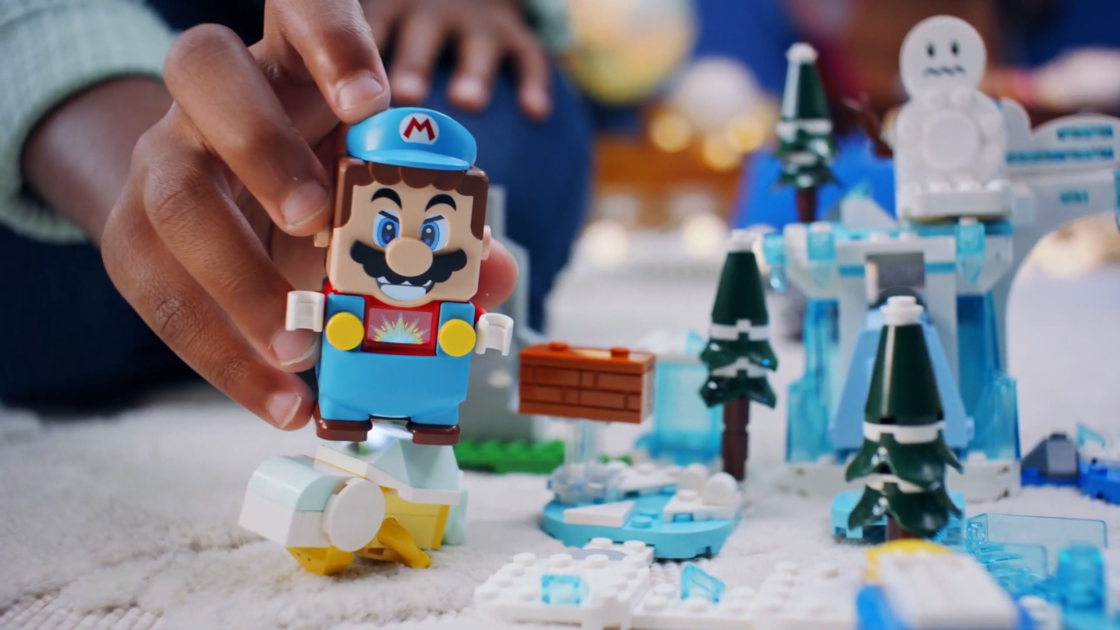 Nuevos y gélidos sets de LEGO Super Mario anunciados para enero de